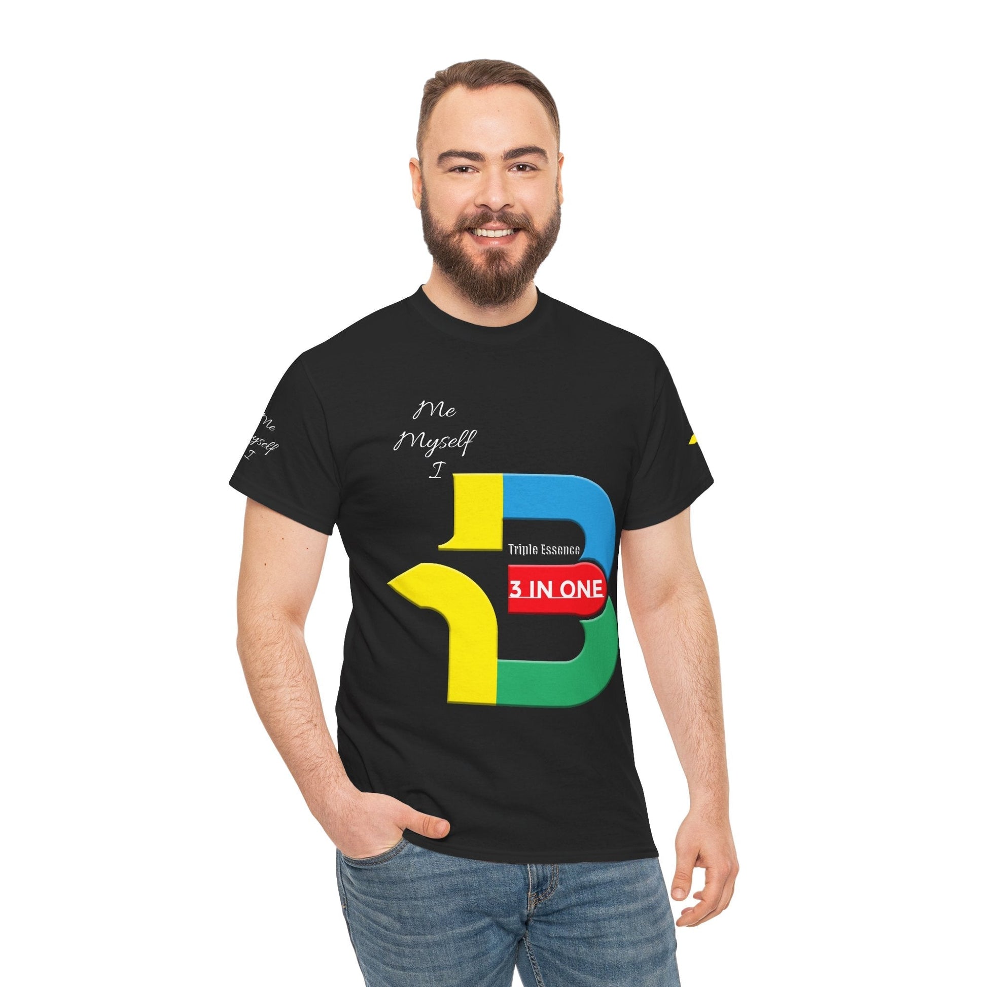 Unisex Heavy Cotton t-shirt 3 in one t-shirt for Comfort & Durability.