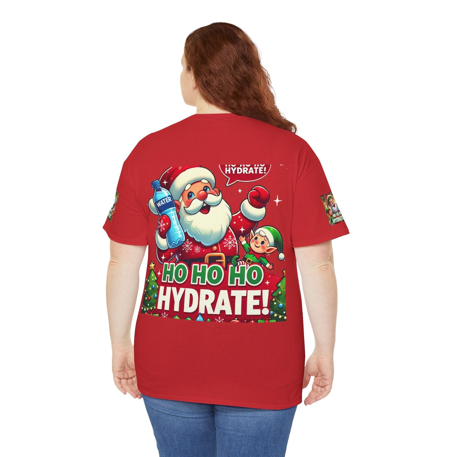 Unisex Heavy Cotton T-shirt - Christmas Tee- Have A Happy Season
