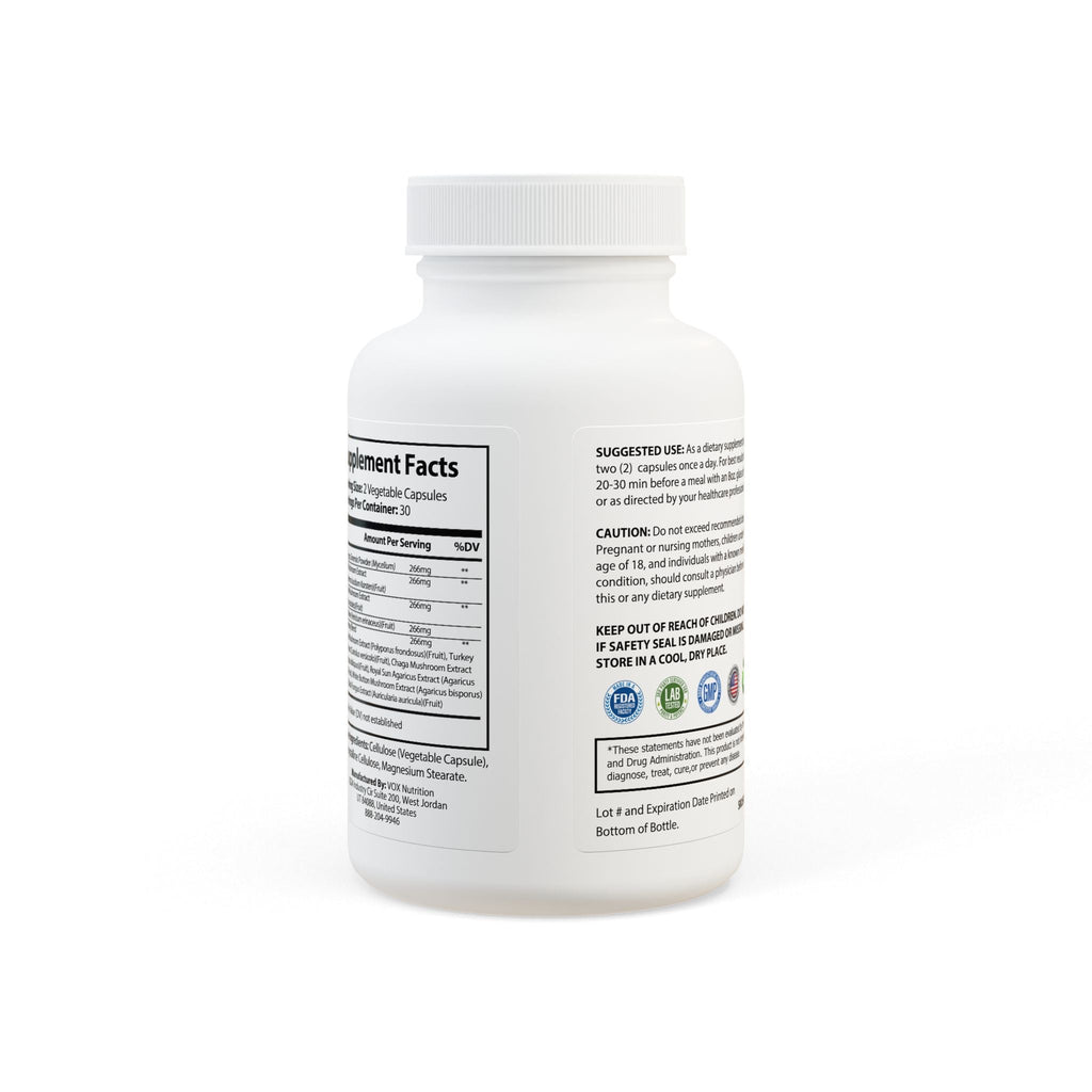 Mushroom Blend Supplement for Brain Health & Energy Support