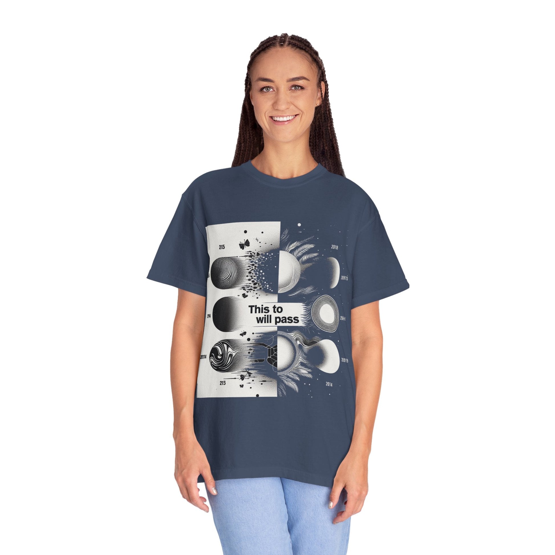 Unisex Garment-Dyed T-shirt This Too Shall Pass - Be Faithful