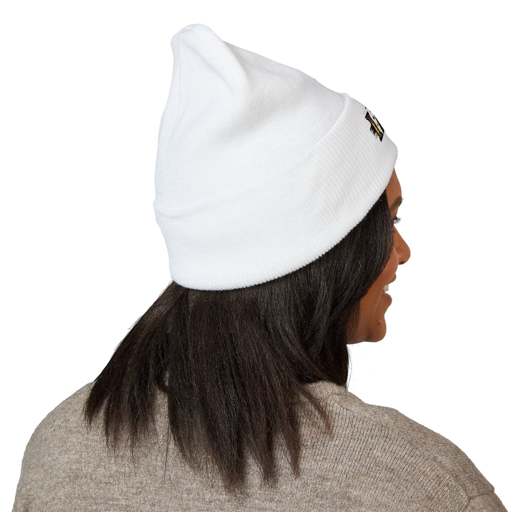 I AM Embroidered Classic Cuffed Beanie - Cozy Winter Headwear