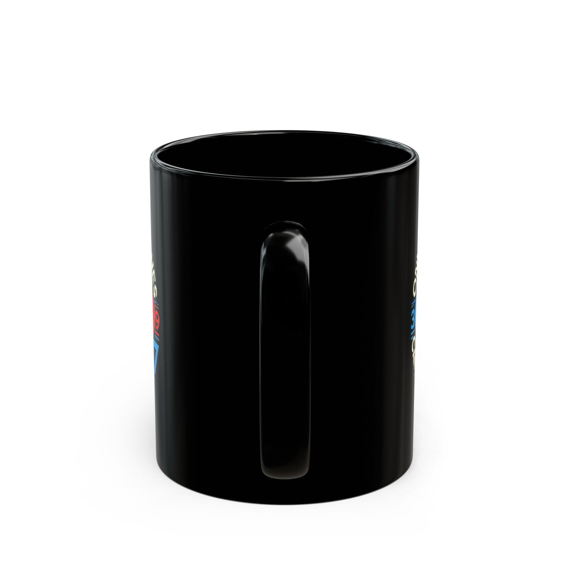 Unique Odd Numbers Black Mug - 11oz & 15oz - Gift for Coffee Lovers