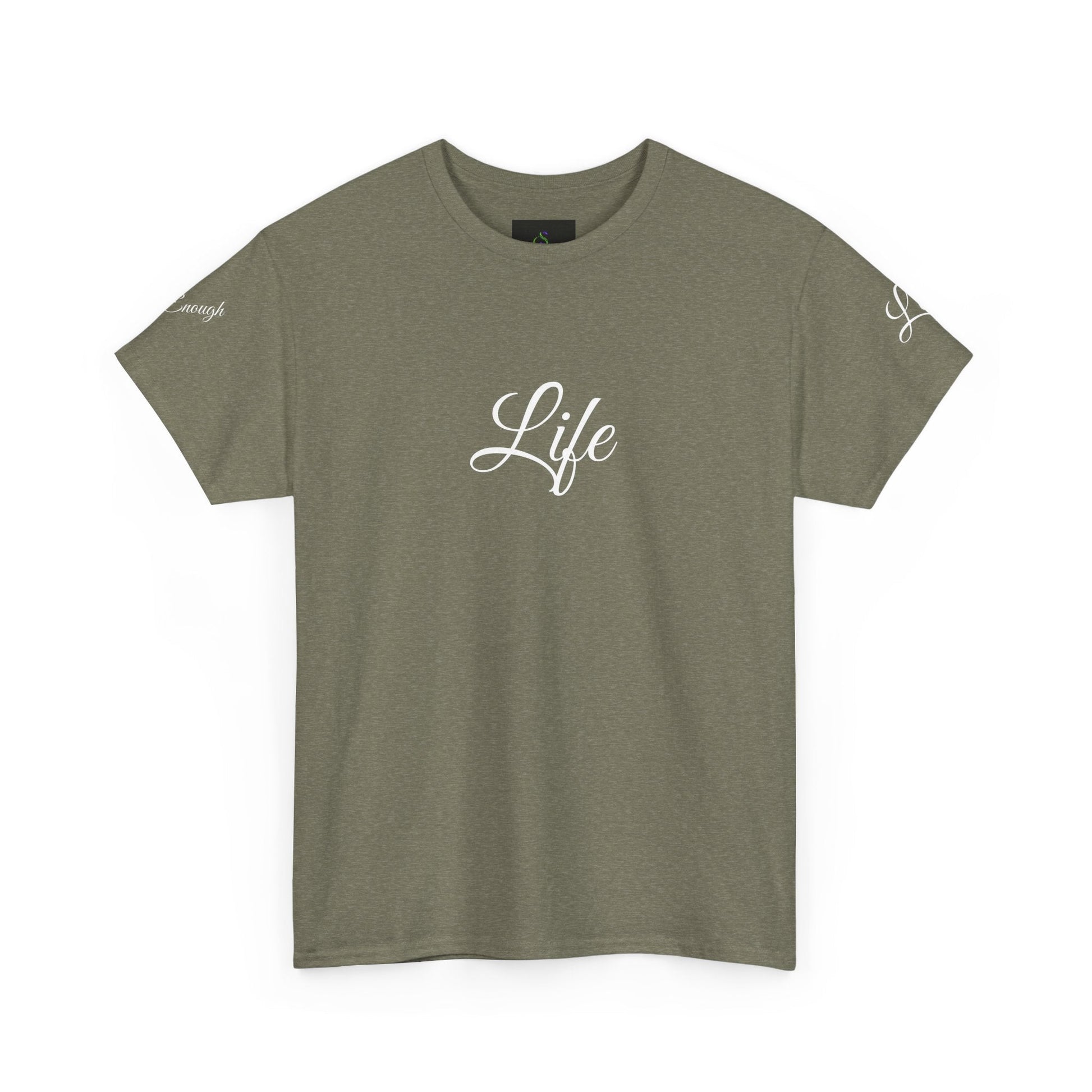 Unisex Heavy Cotton T-shirt - life is enough your are always enough