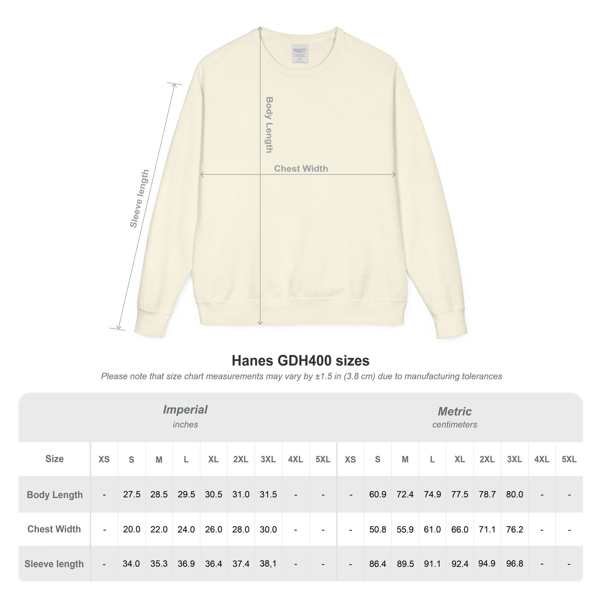 Unisex ComfortWash Garment Dyed - Crewneck Balance Beyond Medication