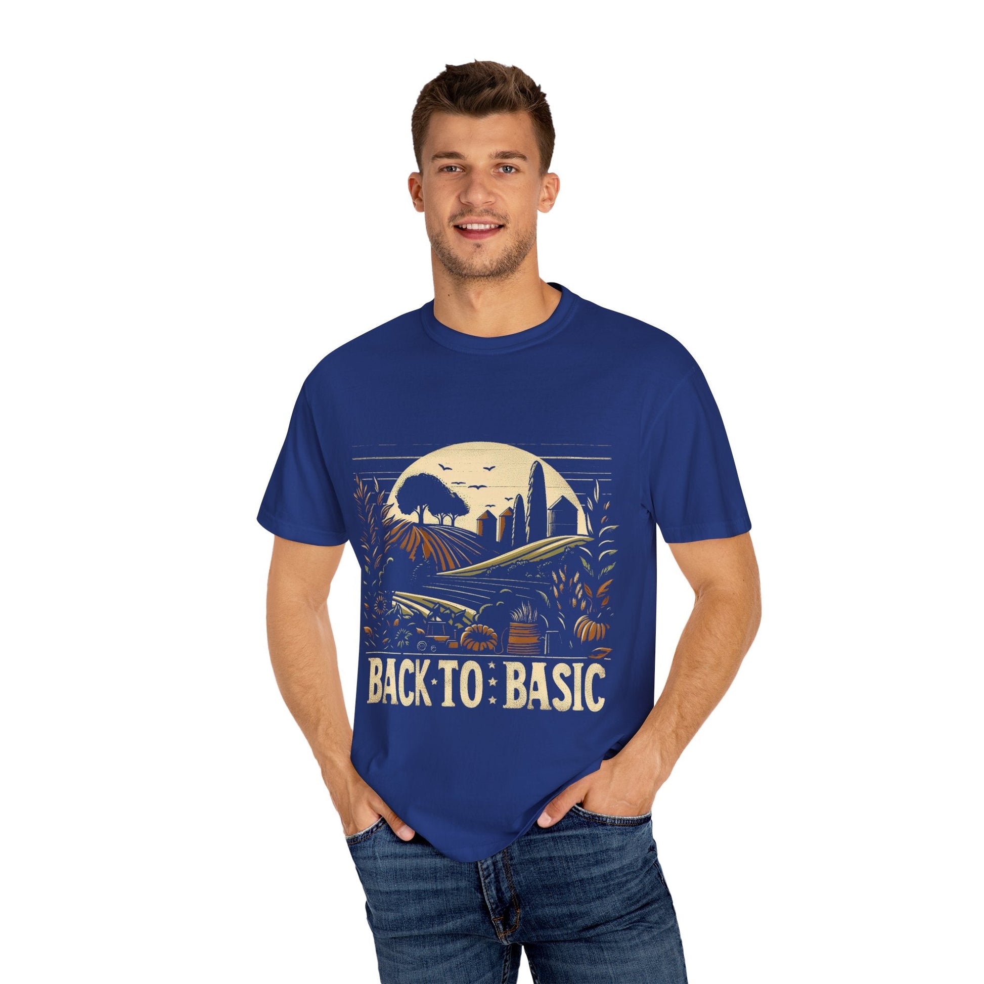 Unisex Garment-Dyed T-shirt - Back To Basic Ethically Made for Comfort