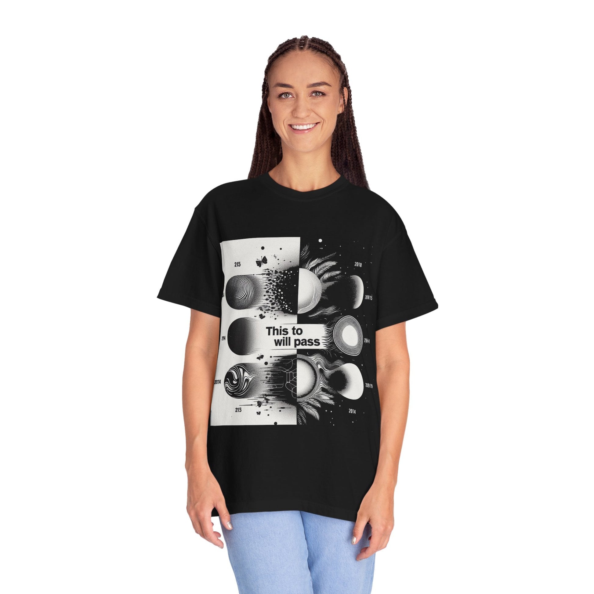 Unisex Garment-Dyed T-shirt This Too Shall Pass - Be Faithful