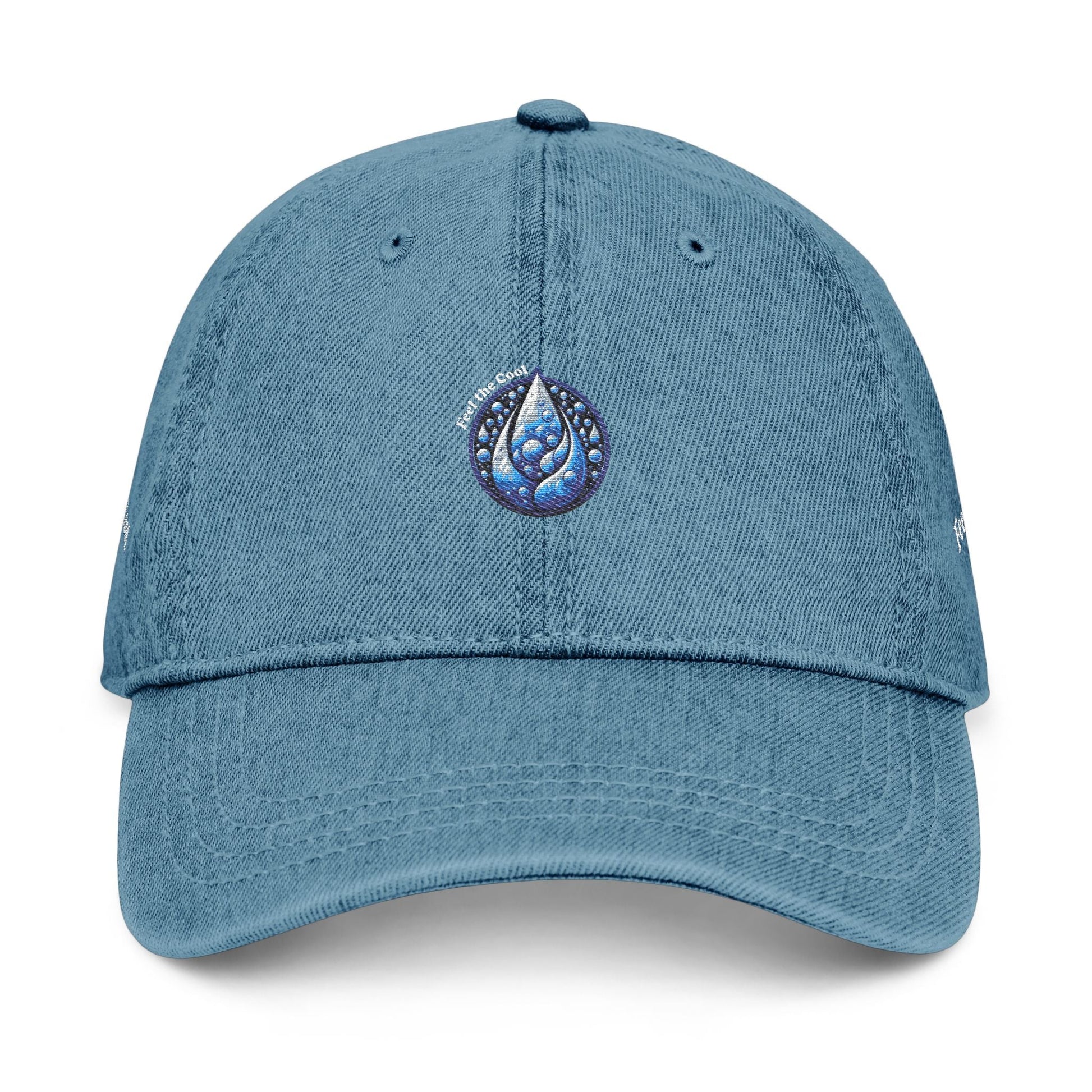Embroidered Denim Hat – Cove Design for Nature Lovers Feel the Cool