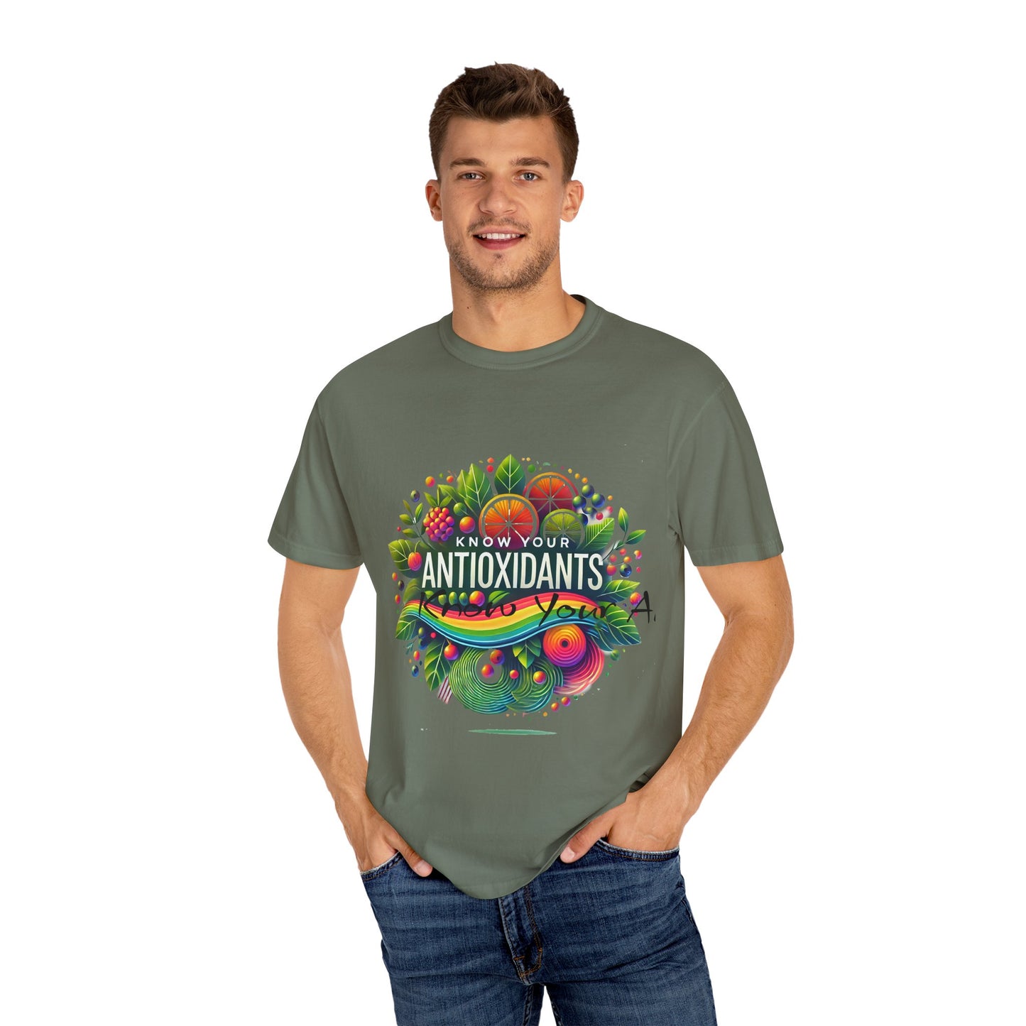 Unisex Garment-Dyed T-shirt" Know Your Antioxidants"