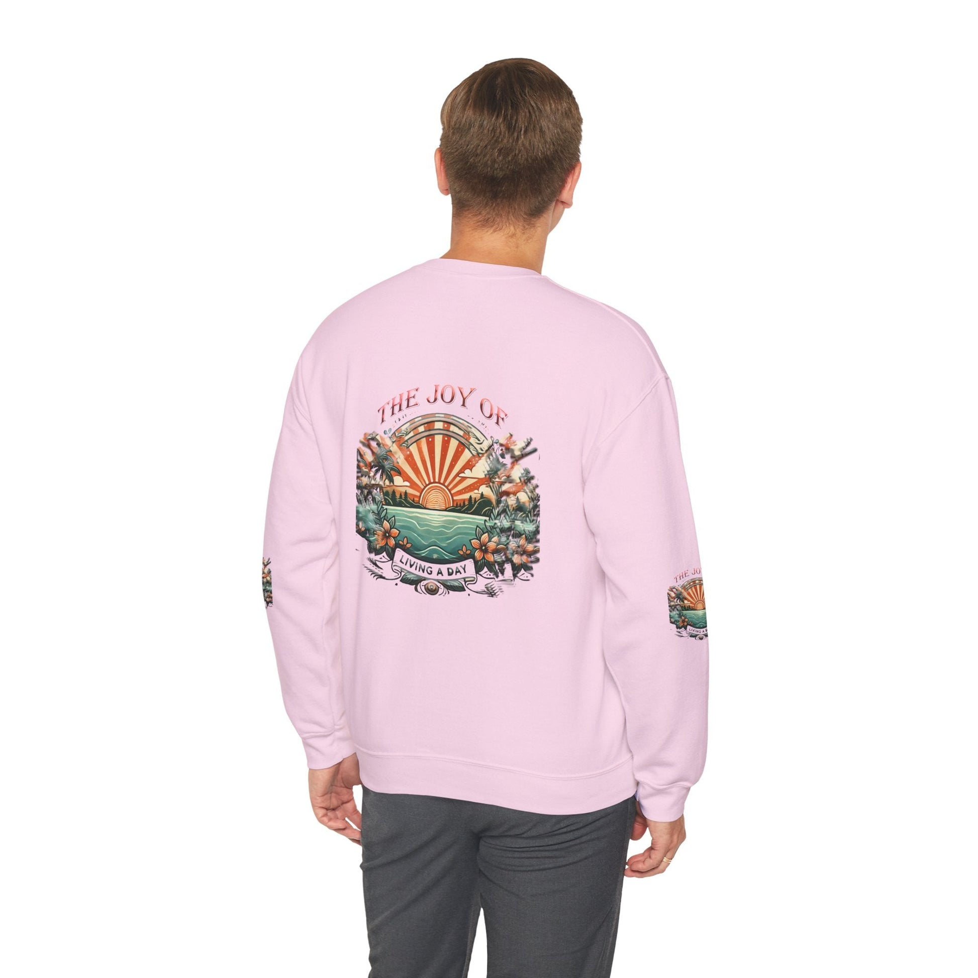Unisex Heavy Blend - Crewneck Sweatshirt- The Joy Of Living a Day