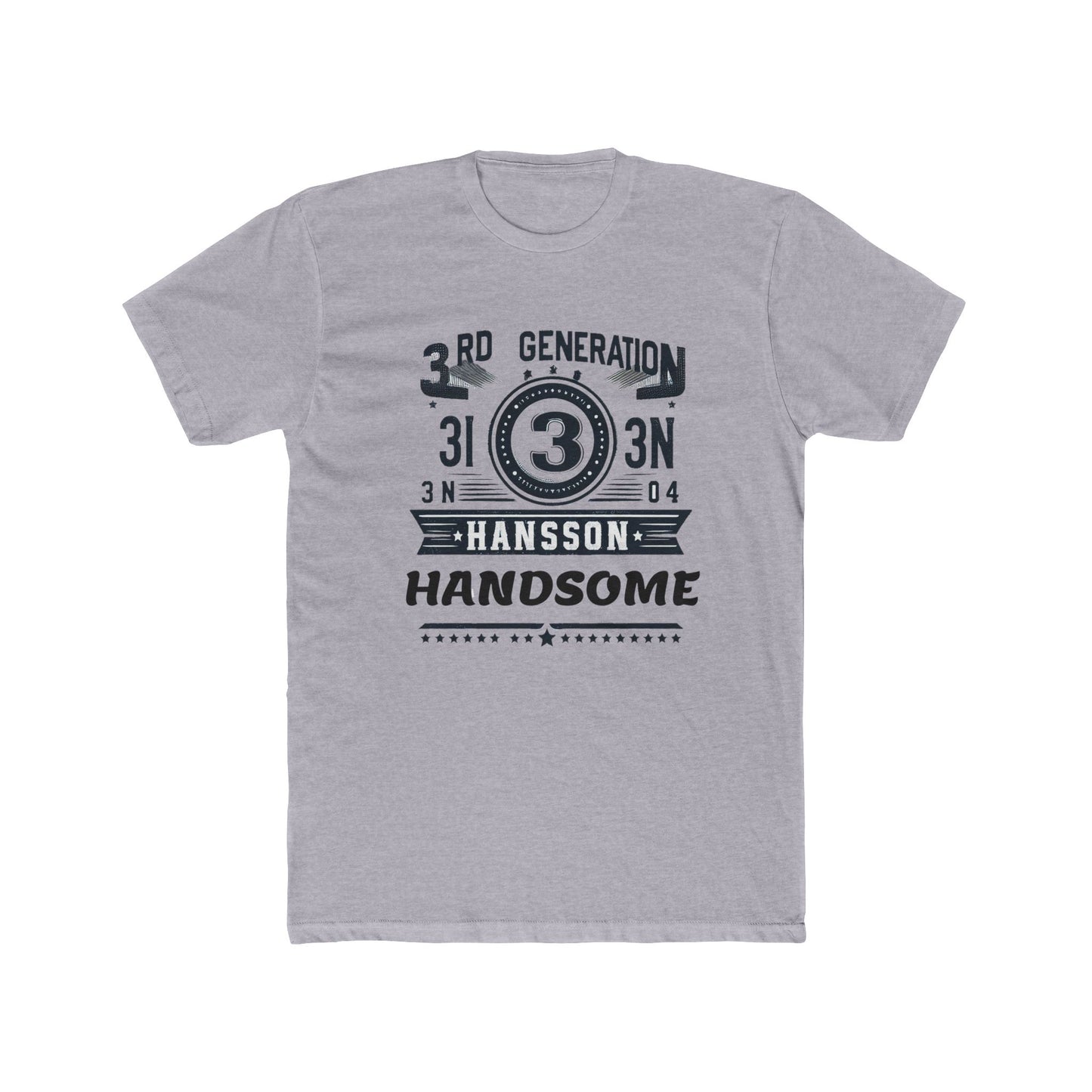 Unisex Cotton Crew Tee" 3rd Generation Handsome"