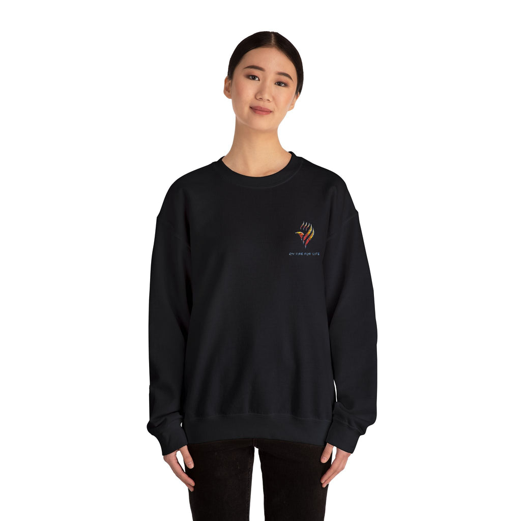 Unisex Heavy Blend™ Crewneck Sweatshirt - On Fire For Life