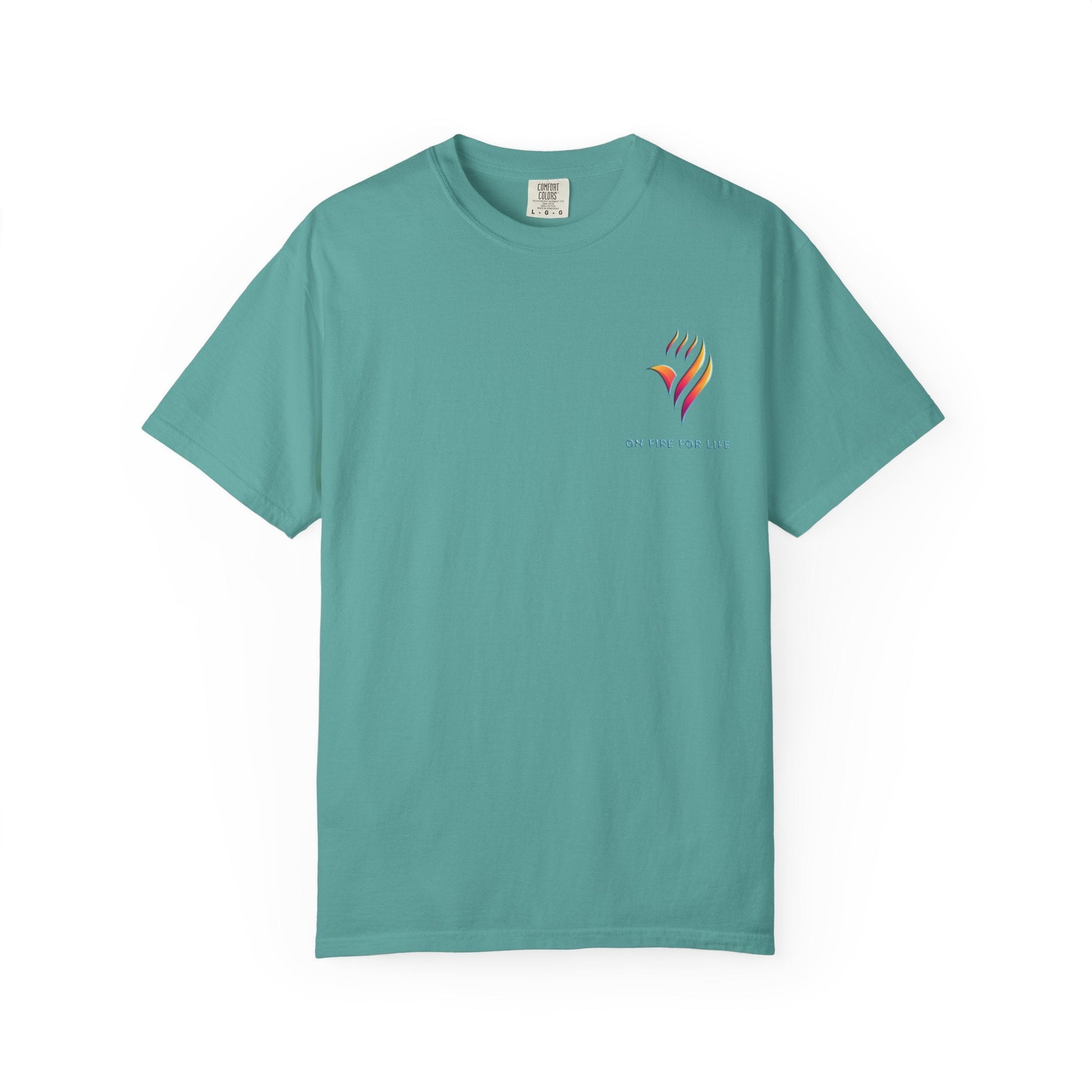 Unisex Garment-Dyed T-shirt - On Fire for Life Ethically Made