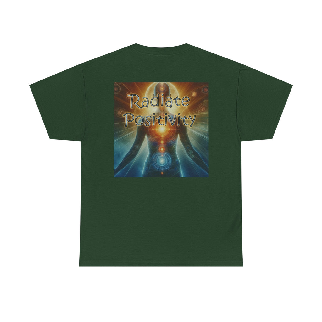 Unisex Heavy Cotton T-shirt - Radiate Positivity Its Free