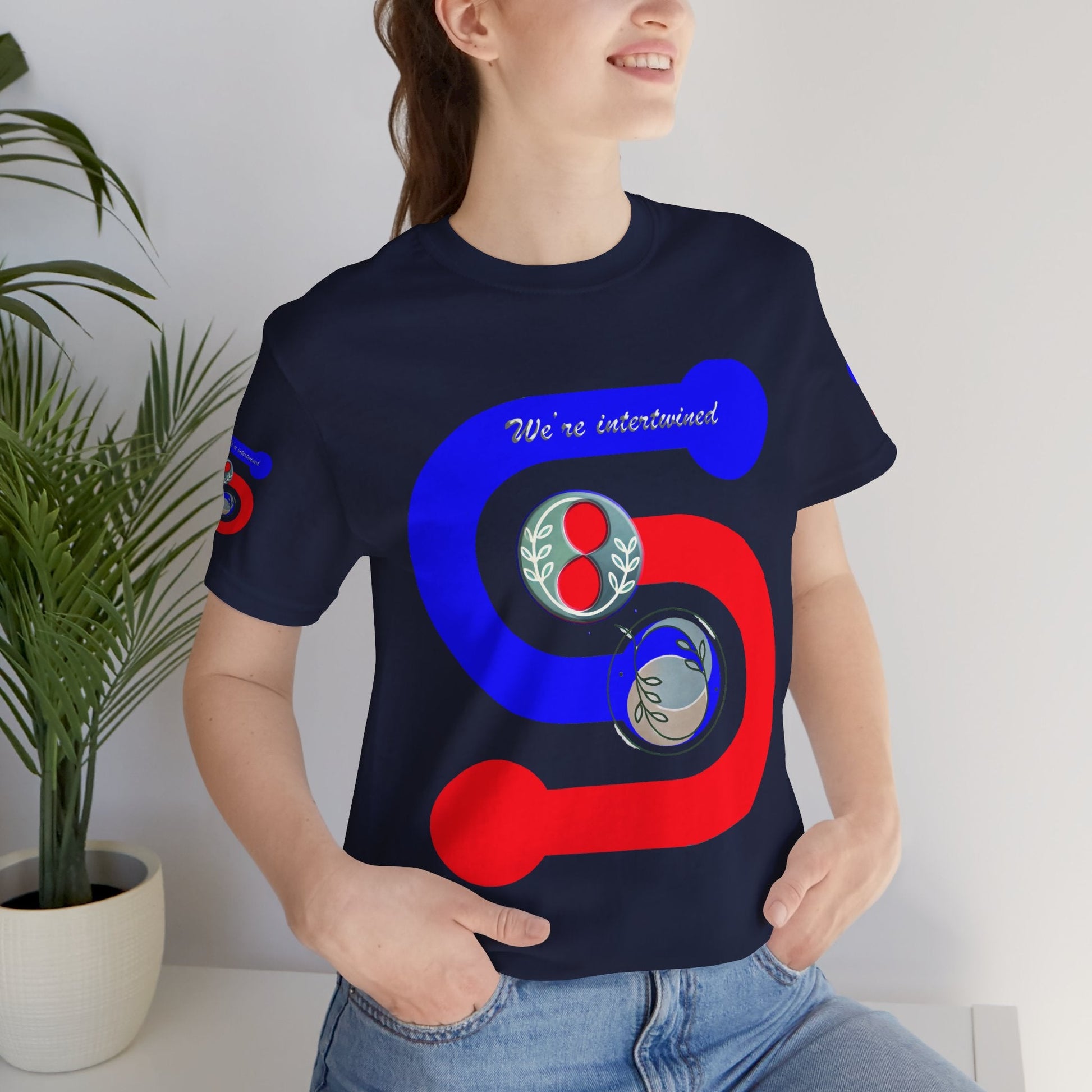 Unisex Jersey Short Sleeve T-shirt - We're Interconnected