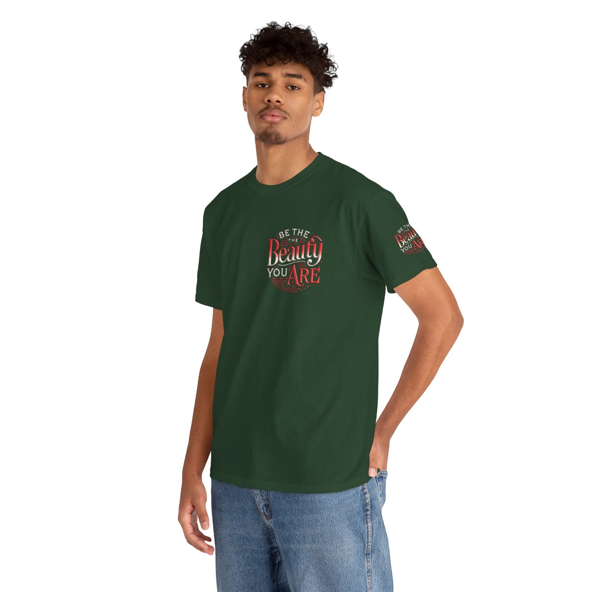 Unisex Heavy Cotton T-shirt - Be the Beauty You Are  Classic & Comfy
