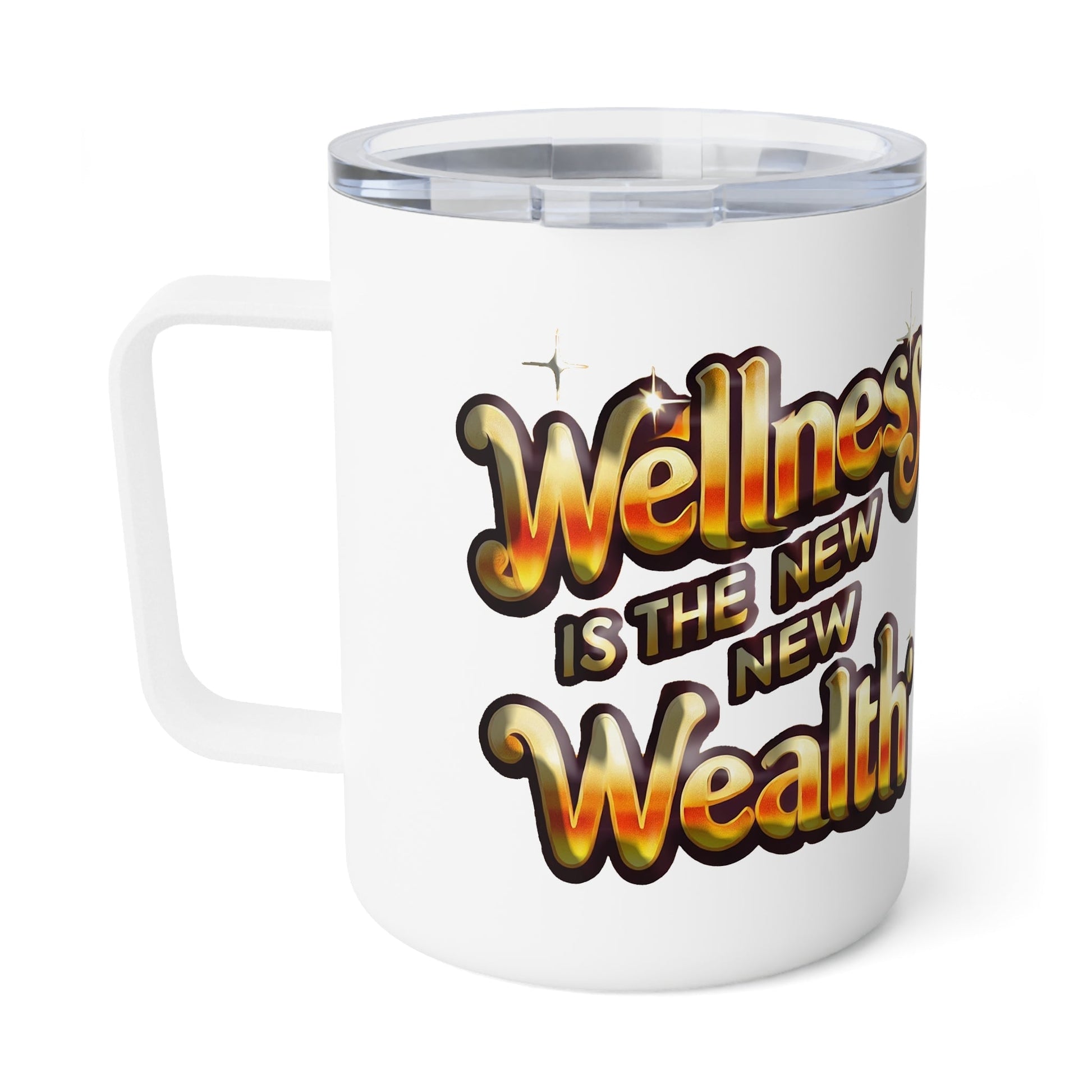 Stylish Insulated Coffee Mug – Wellness Keep Drinks Warm & Regard Free