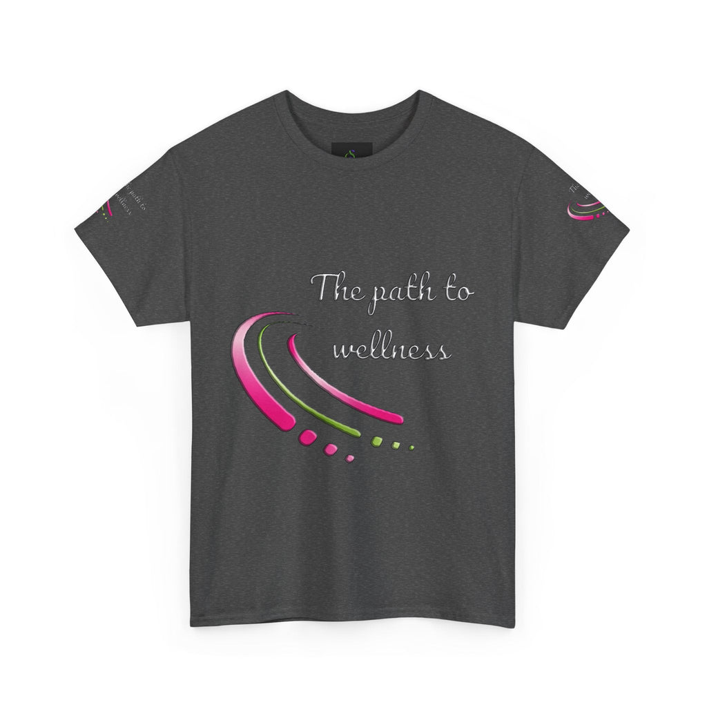 Unisex Welllness Heavy Cotton T-shirt - The Path To Wellness  Everyday