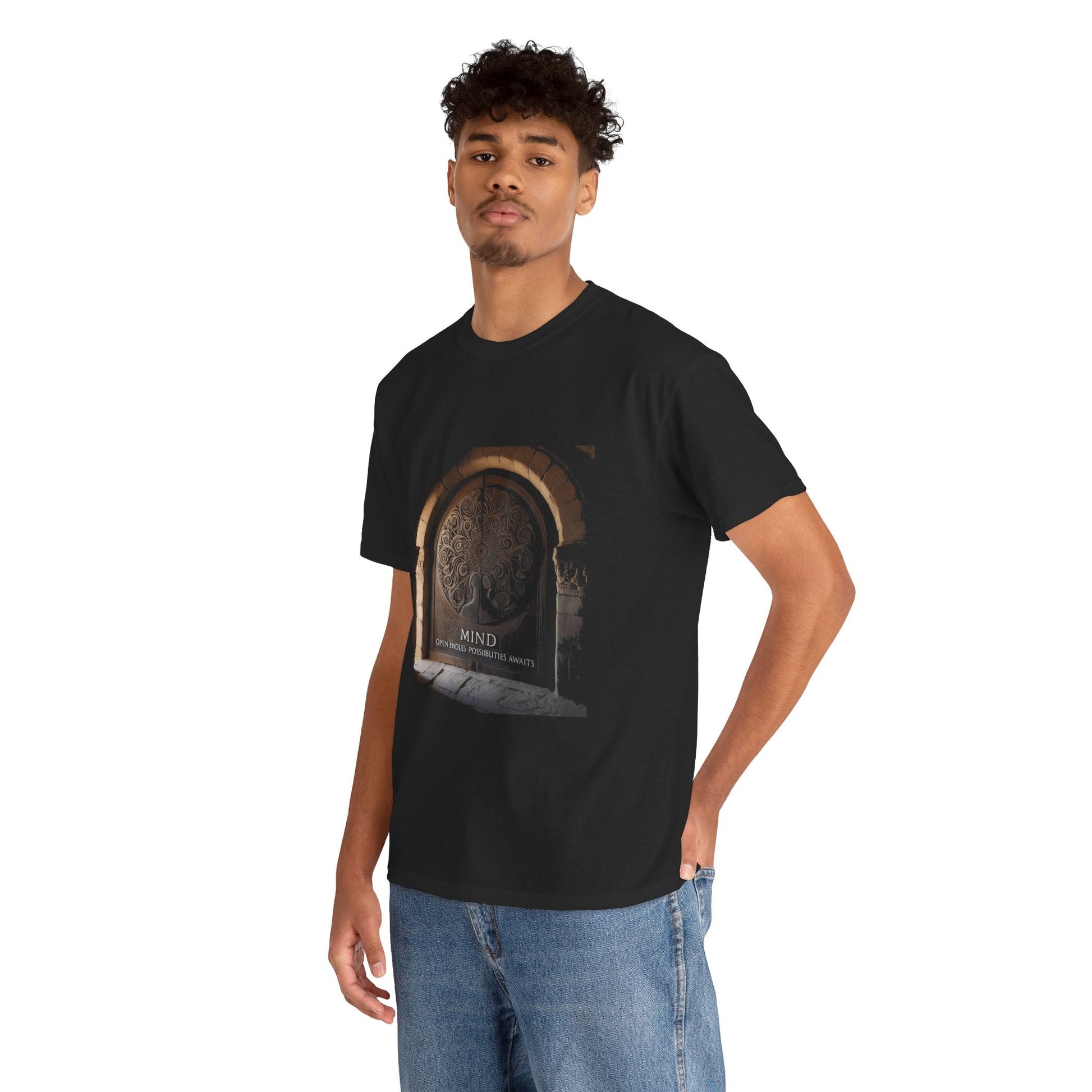 Unisex Heavy Cotton T-shirt - Endless Possibilities Awaits