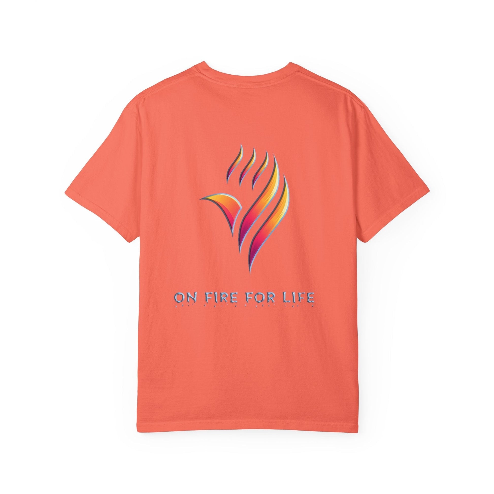 Unisex Garment-Dyed T-shirt - On Fire for Life Ethically Made