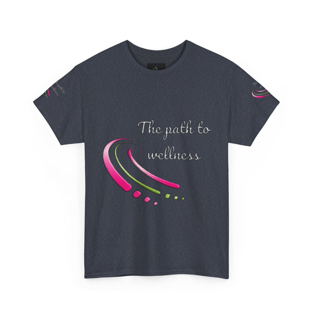 Unisex Welllness Heavy Cotton T-shirt - The Path To Wellness  Everyday