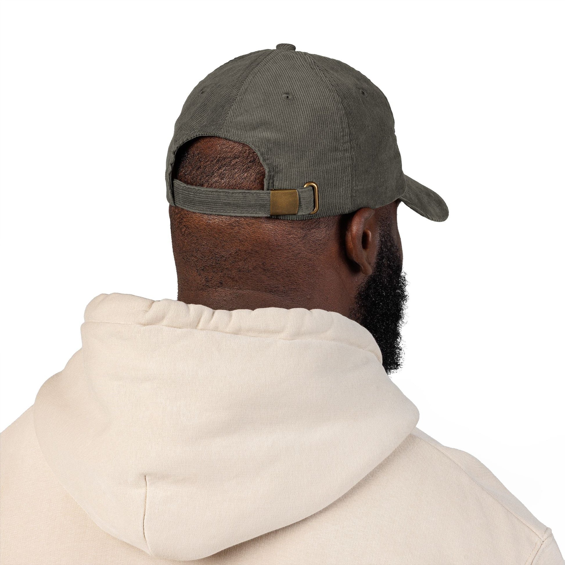 Vintage Corduroy Cap with I AM Embroidery | Trendy Bohemian Hat