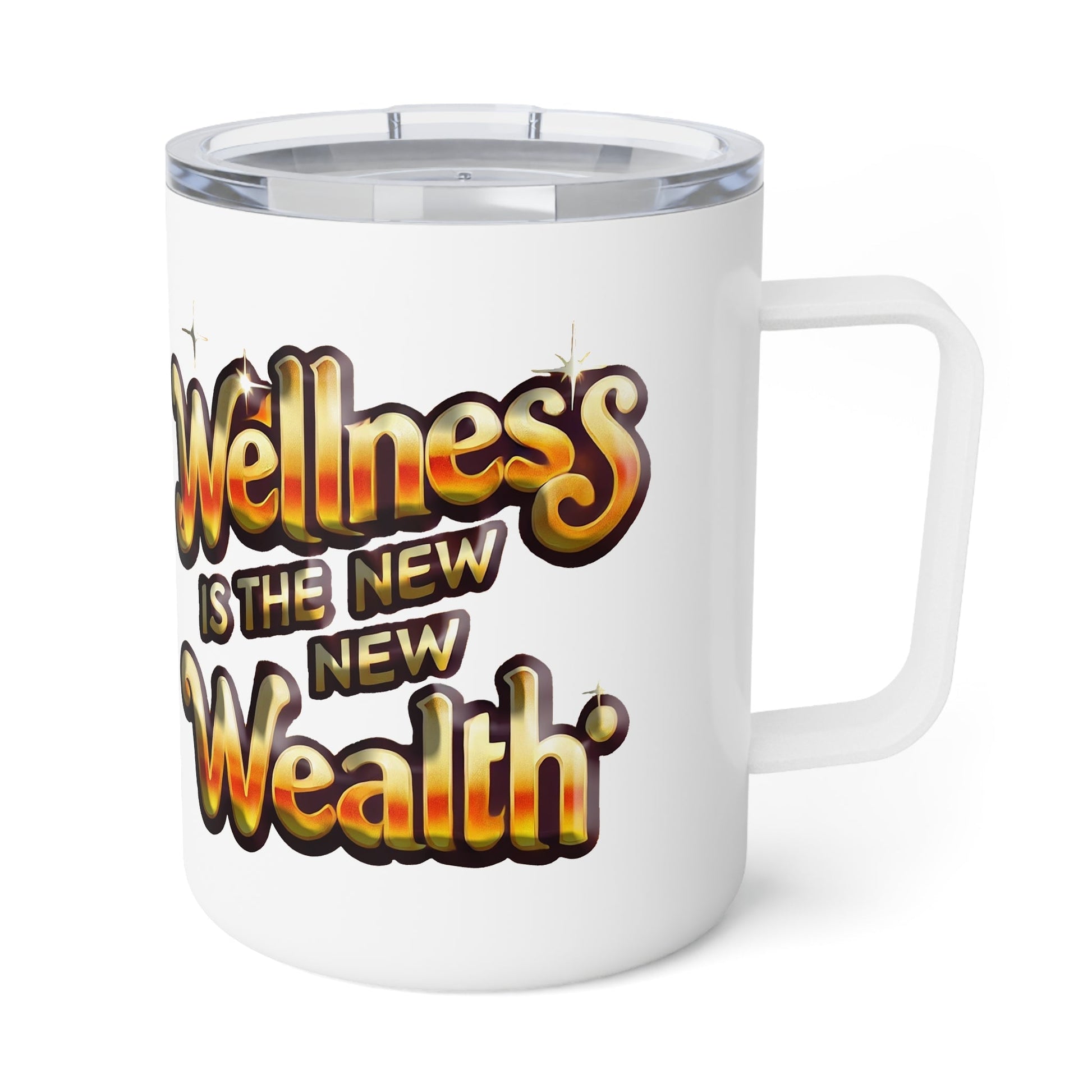 Stylish Insulated Coffee Mug – Wellness Keep Drinks Warm & Regard Free