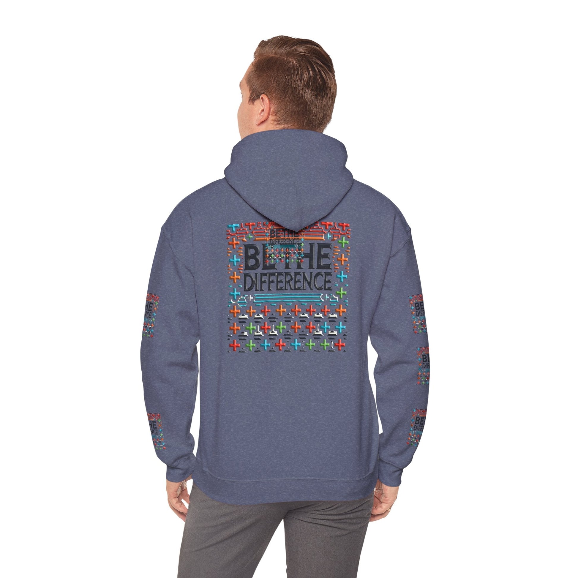 Heavy Blend - Hooded Sweatshirt Be The Difference Cozy, Soft, Stylish