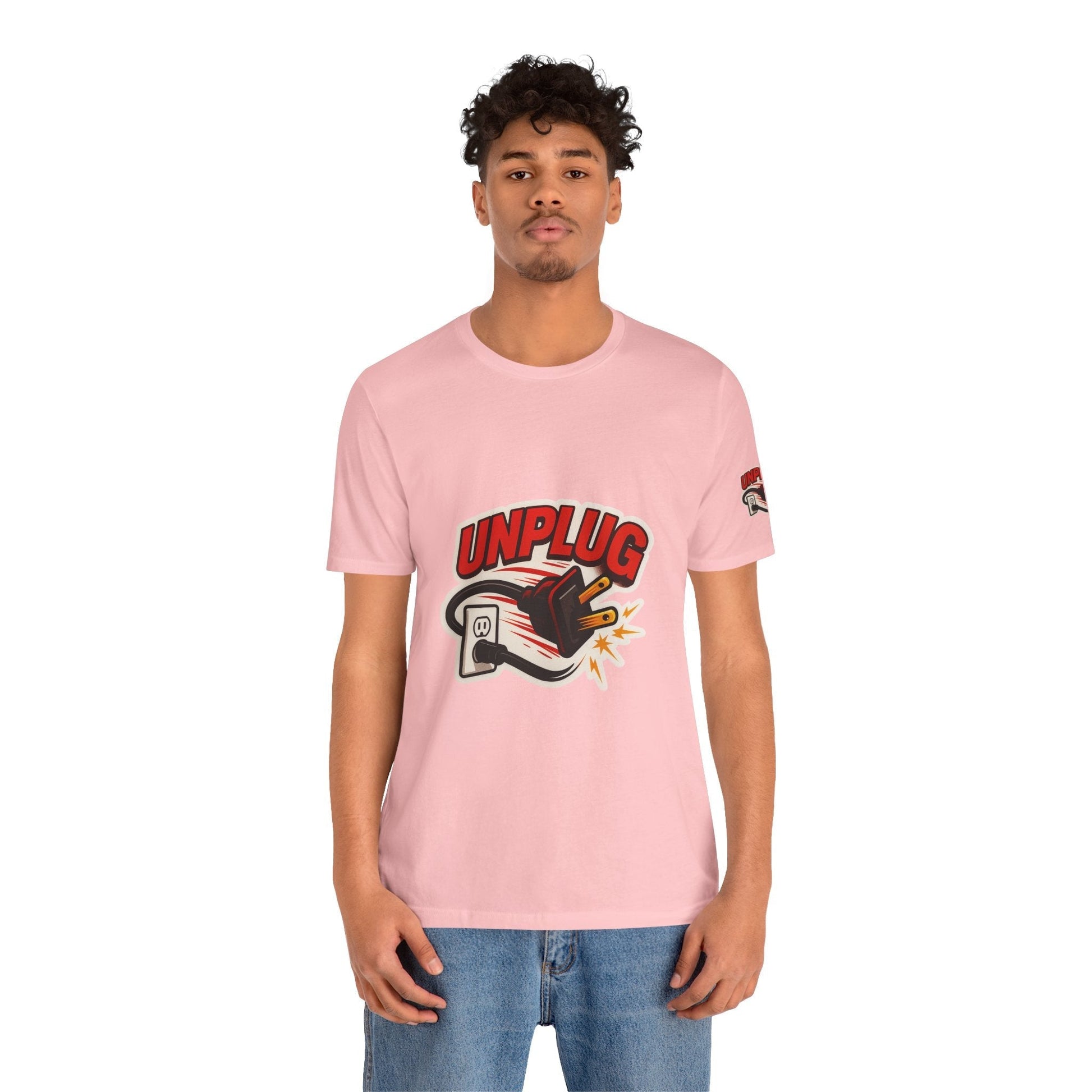 Unplugged Vibes T-shirt - Relax & Recharge Casual Graphic T-Shirt