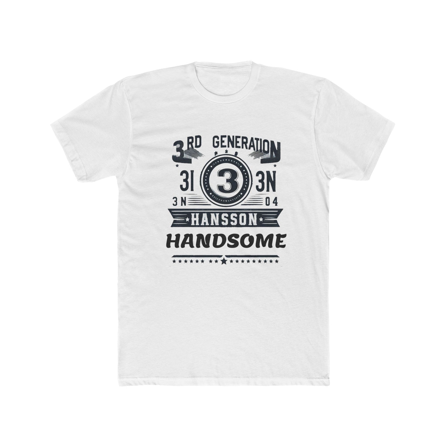 Unisex Cotton Crew Tee" 3rd Generation Handsome"