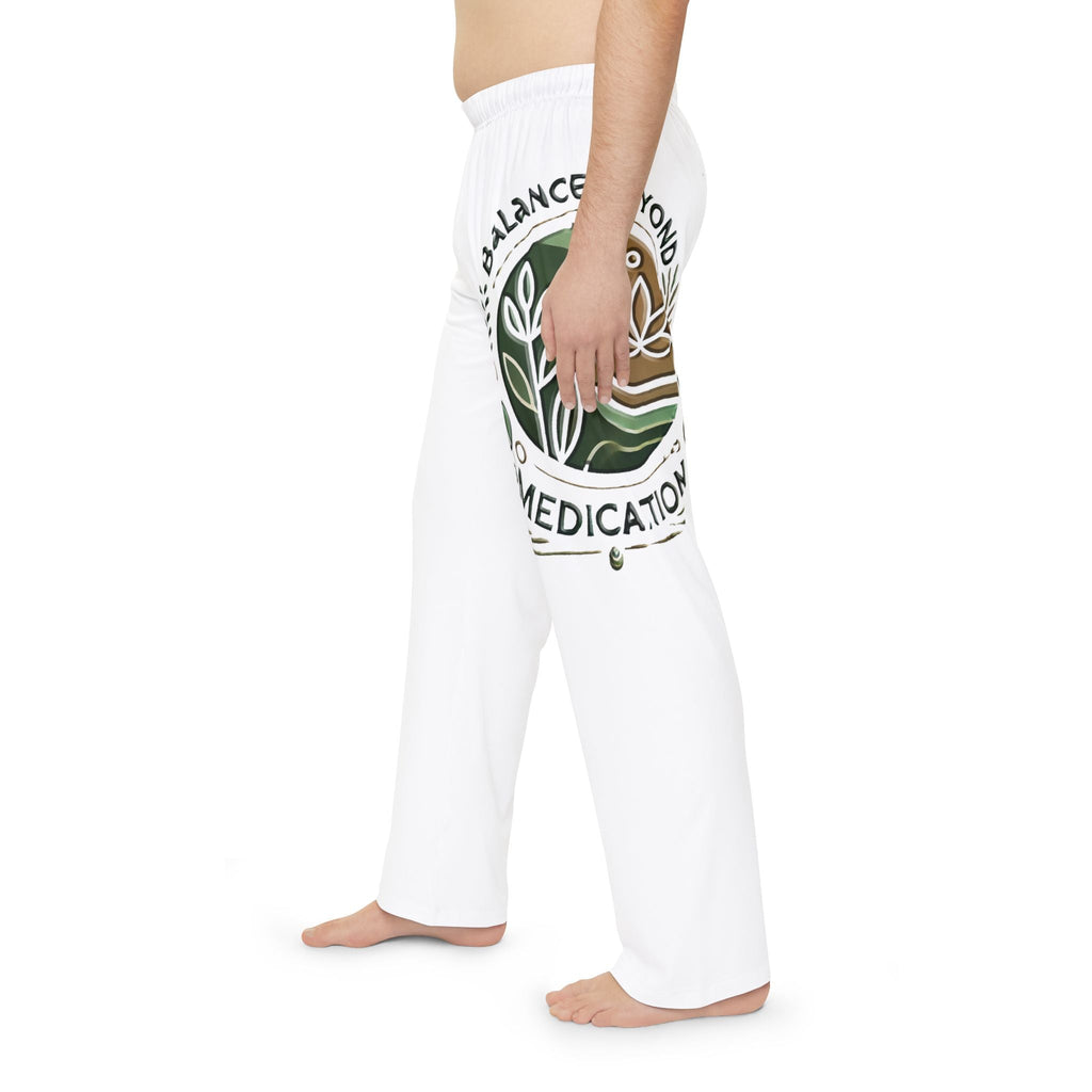 Mens Pajama Pants - (AOP) Balance Beyond Medication Silky Soft Comfort