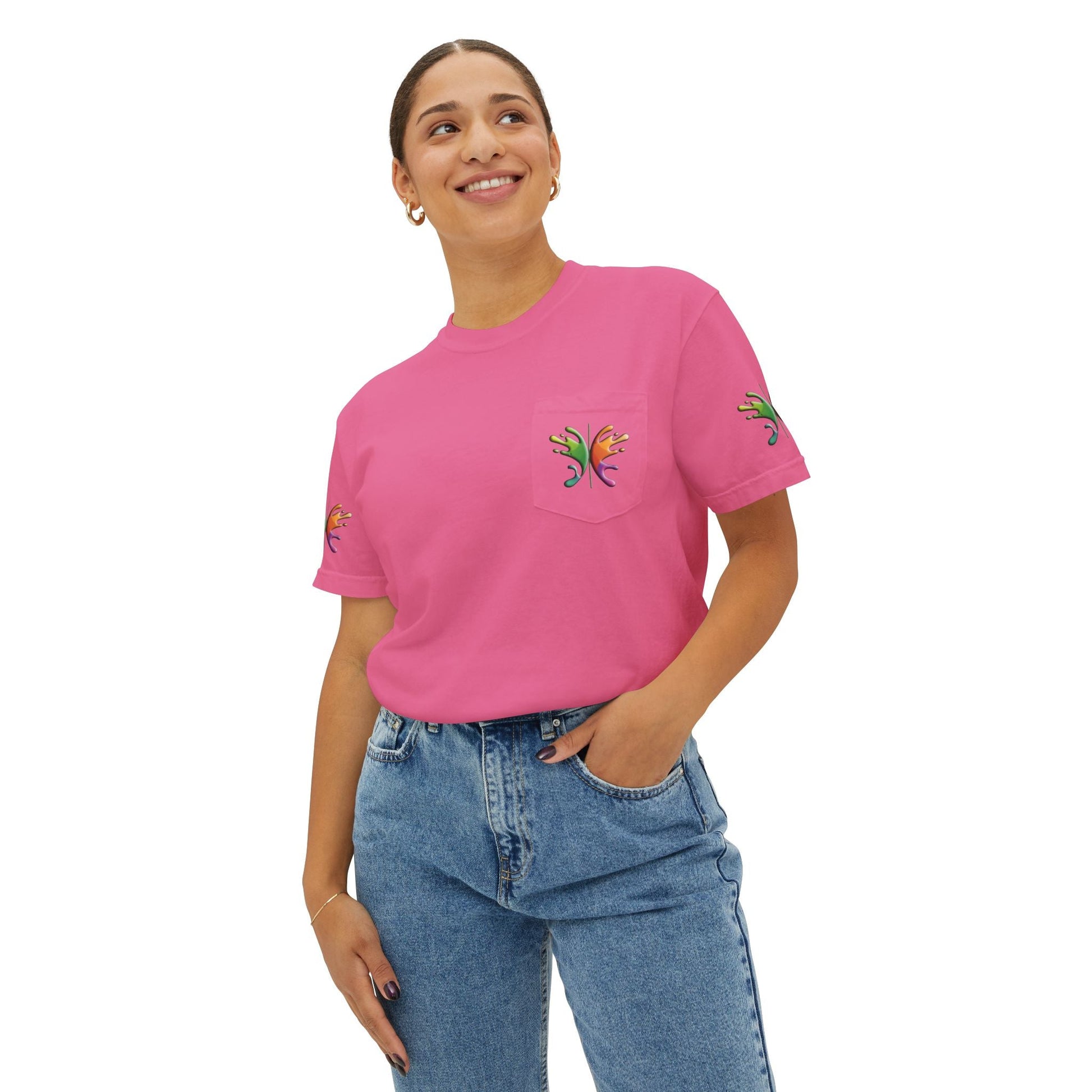 Unisex Garment-Dyed - Pocket T-Shirt Rebound Made for Everyday Comfort