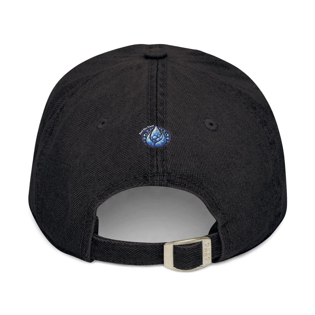 Embroidered Denim Hat – Cove Design for Nature Lovers Feel the Cool