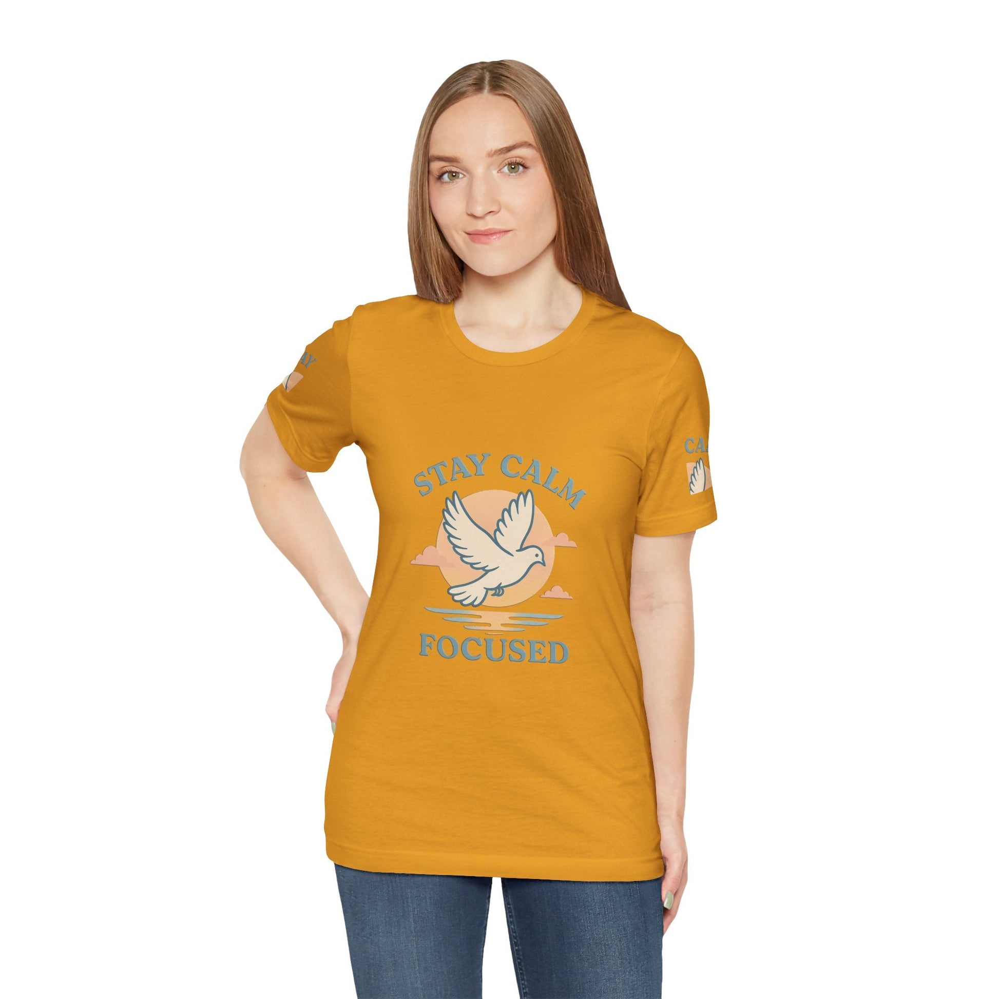 Stay Calm Focused Unisex T-shirt - Relaxation & Motivational Shirt