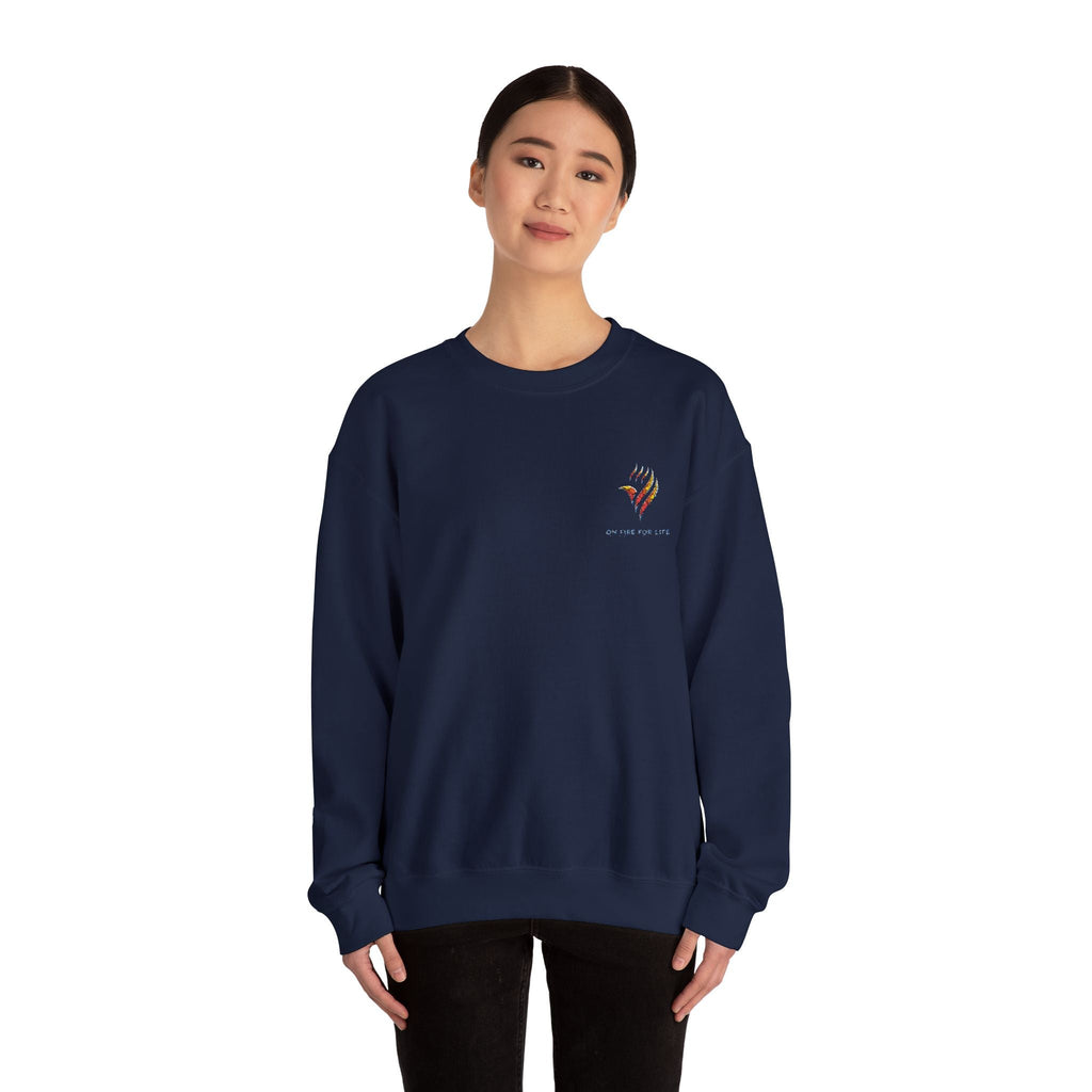 Unisex Heavy Blend™ Crewneck Sweatshirt - On Fire For Life