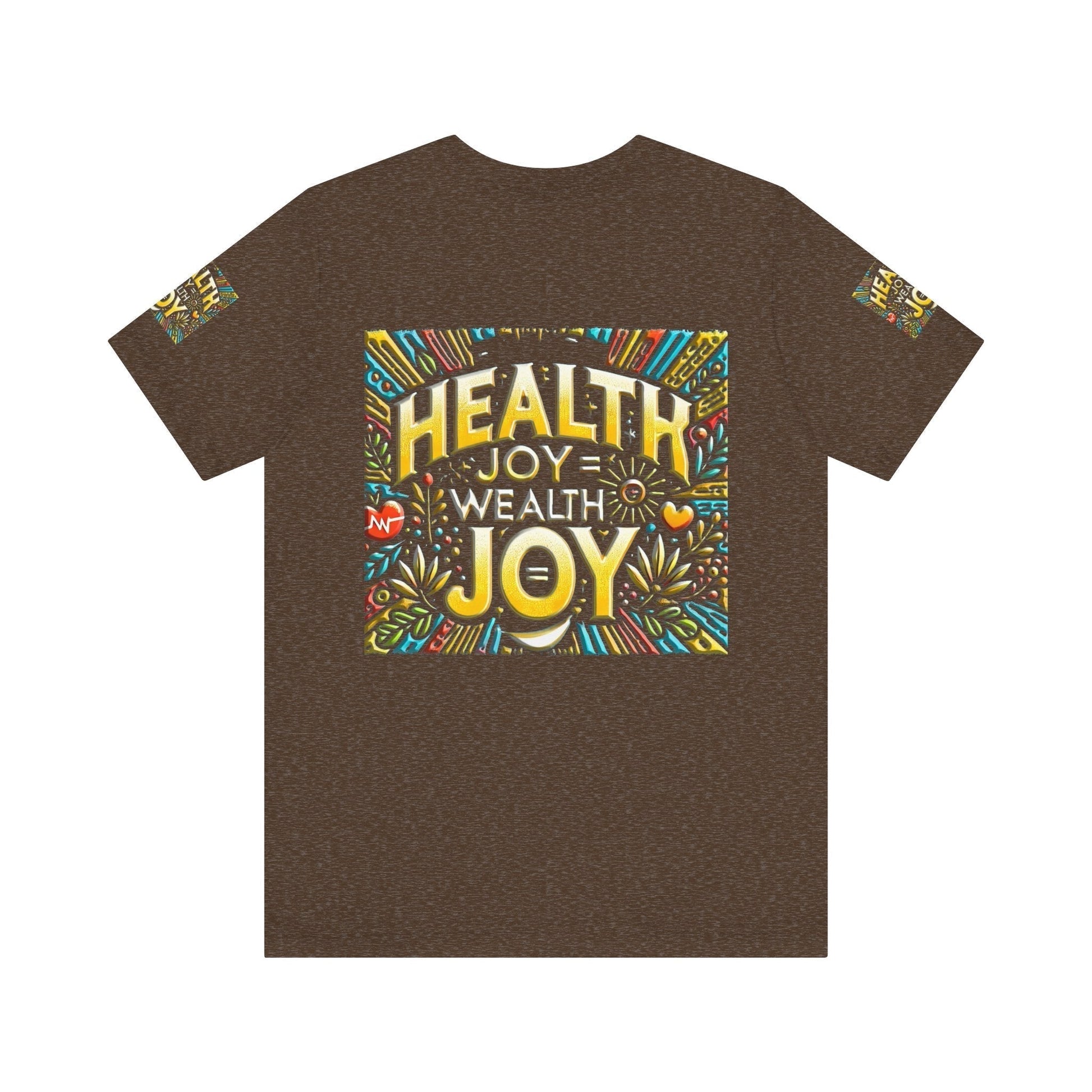 Unisex Jersey Short Sleeve T-shirt – Health Joy - Wealth Joy | Comfy Fit