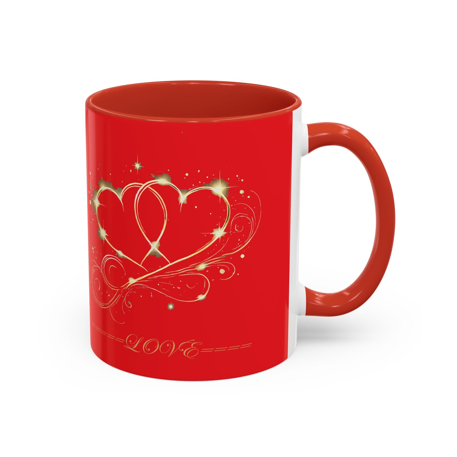 Accent Coffee Mug - (11, 15oz) Valentine Mug Special Bold Color