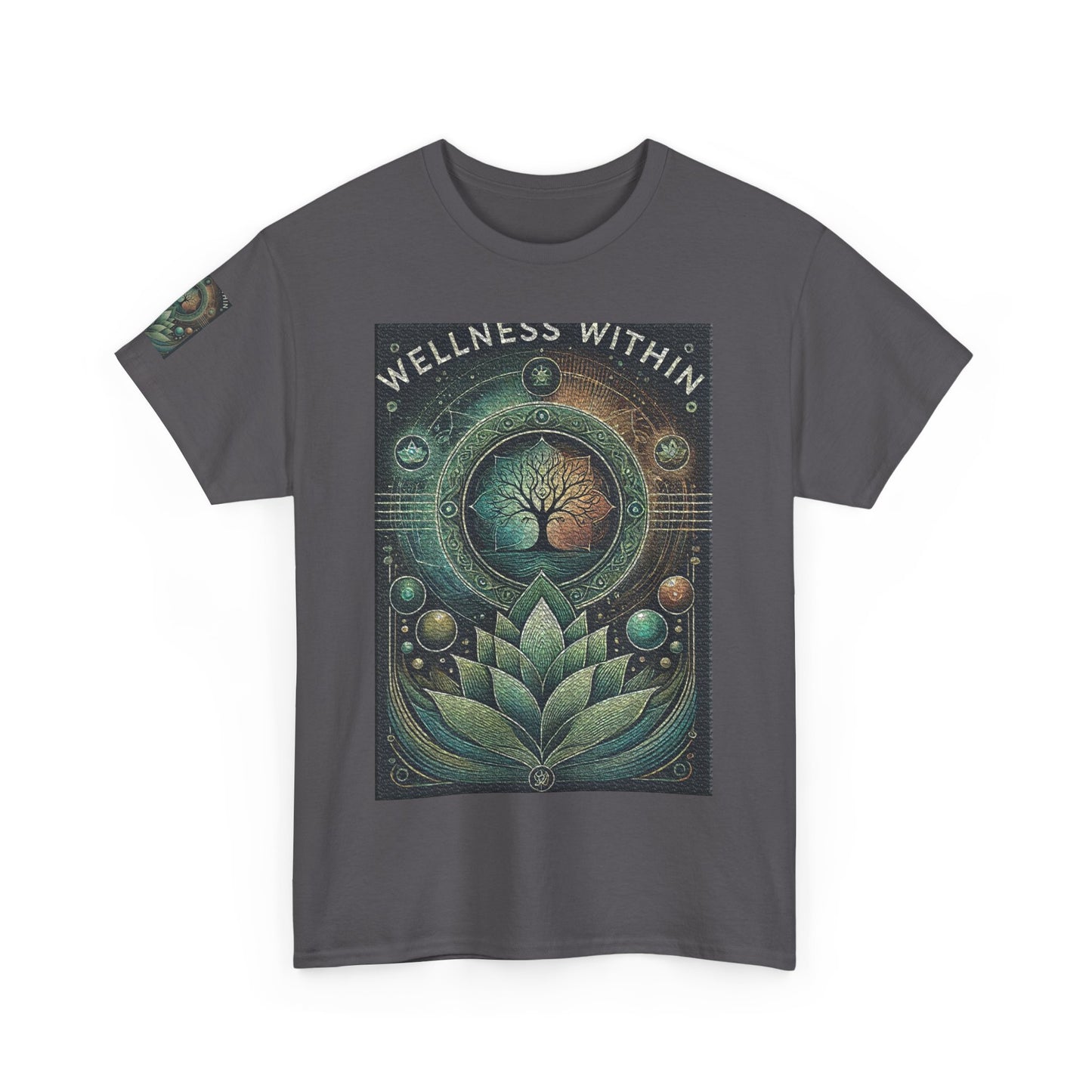 Unisex Heavy Cotton Tee " Wellness Within"