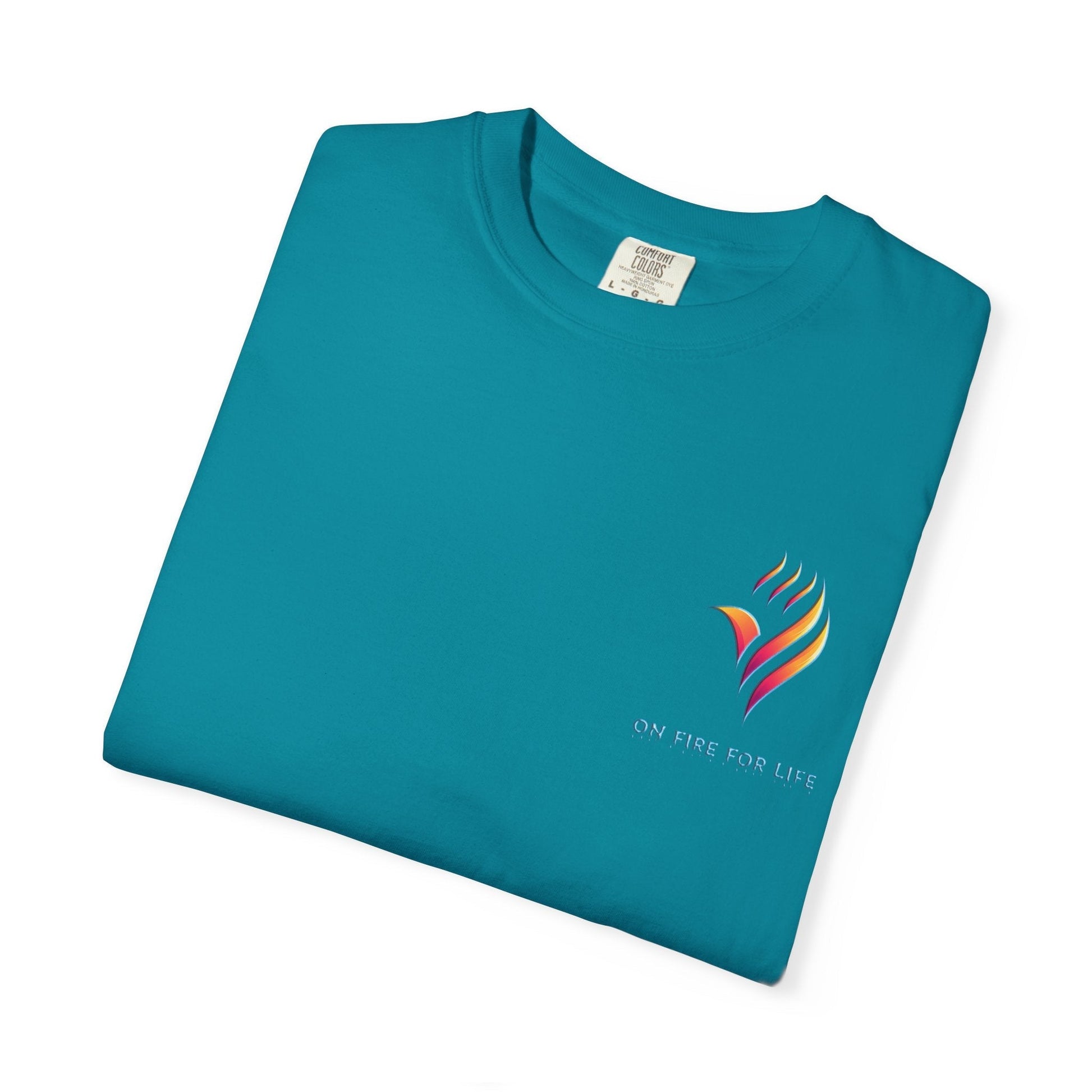 Unisex Garment-Dyed T-shirt - On Fire for Life Ethically Made