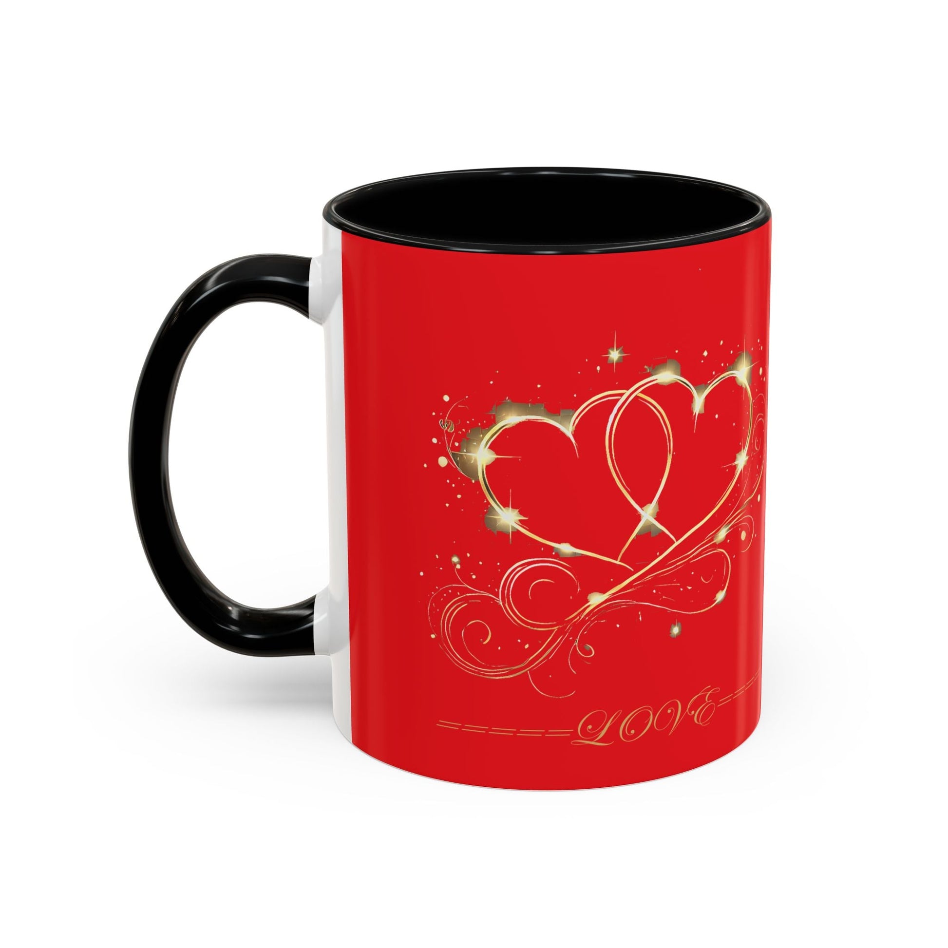 Accent Coffee Mug - (11, 15oz) Valentine Mug Special Bold Color