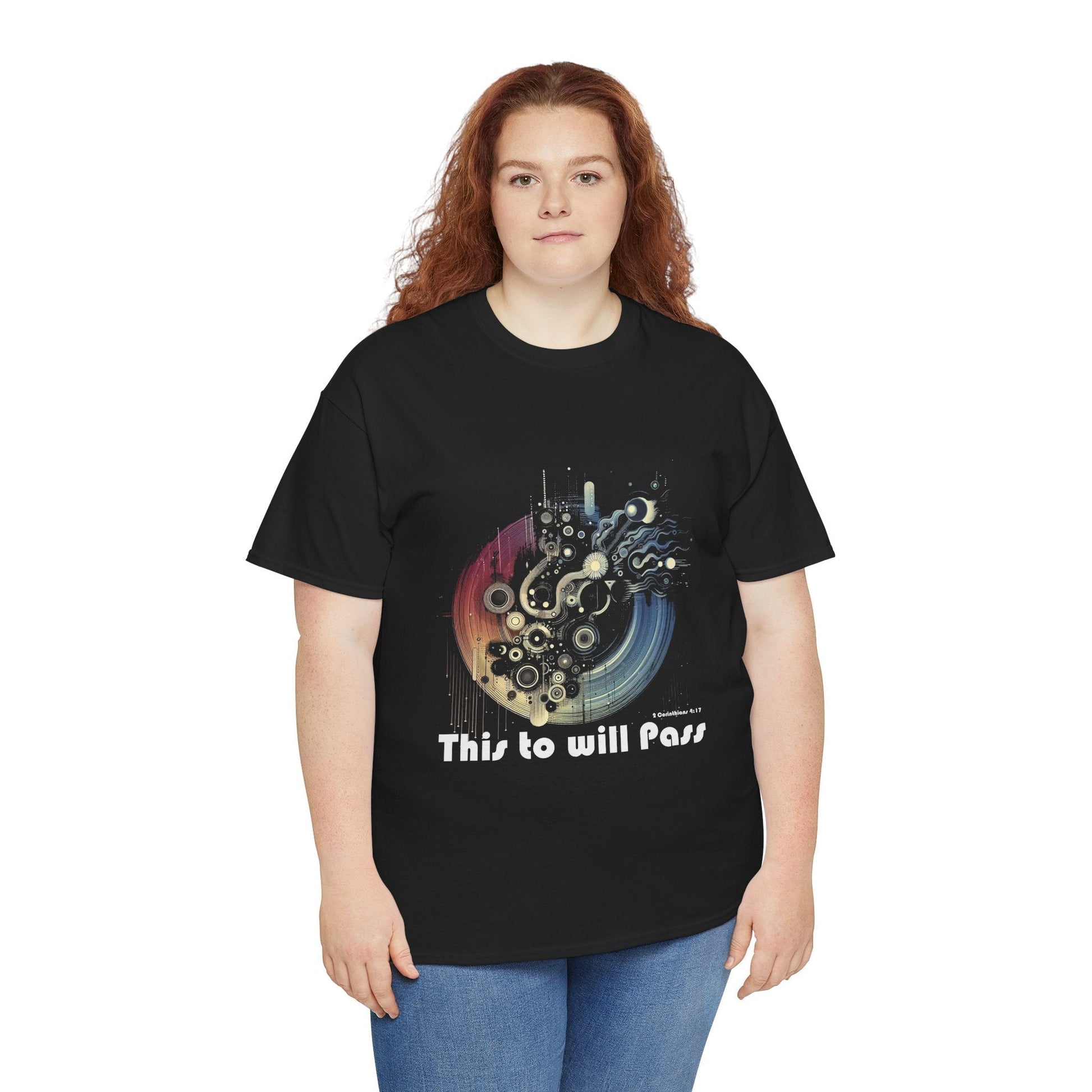 This Too Will Pass t-shirt and cap Color Bundle – Bright Comfort