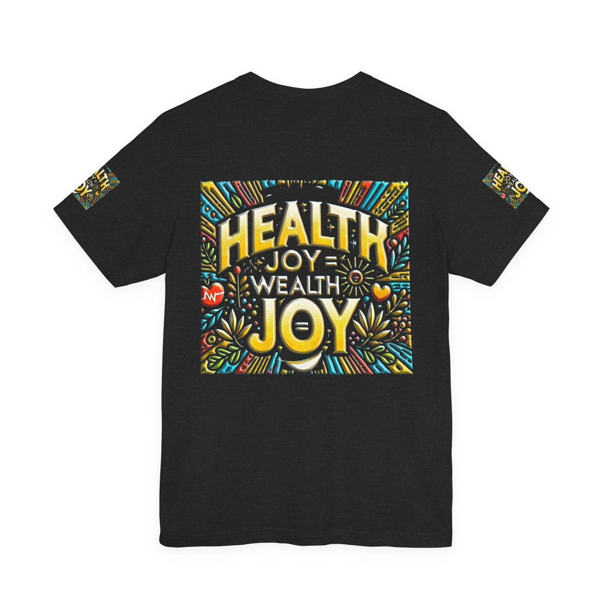 Unisex Jersey Short Sleeve T-shirt – Health Joy - Wealth Joy | Comfy Fit