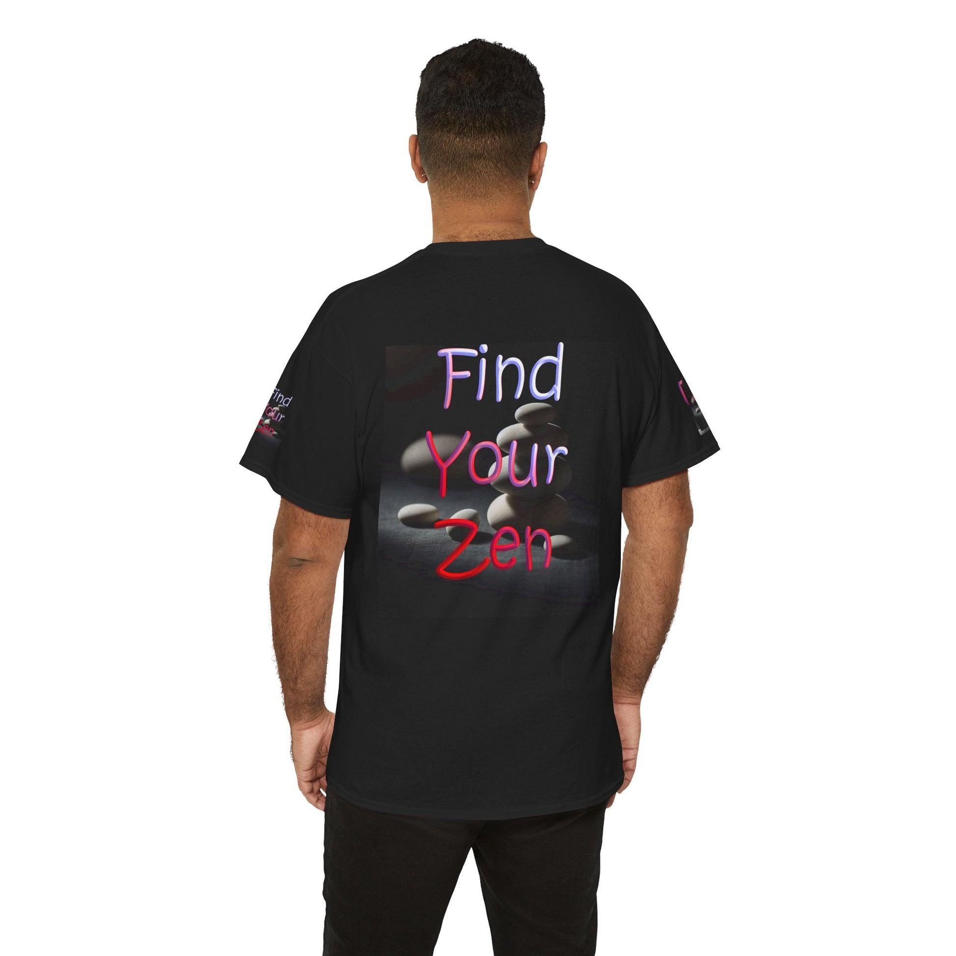 Unisex Heavy Cotton t-shirt Find Your Zen t-shirt for Comfort