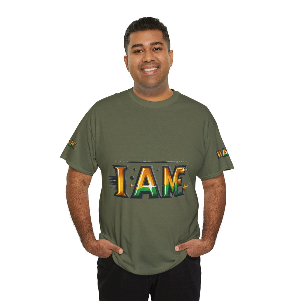 Unisex Heavy Cotton T-shirt - I Am Me - Classic Comfort, Everyday Style