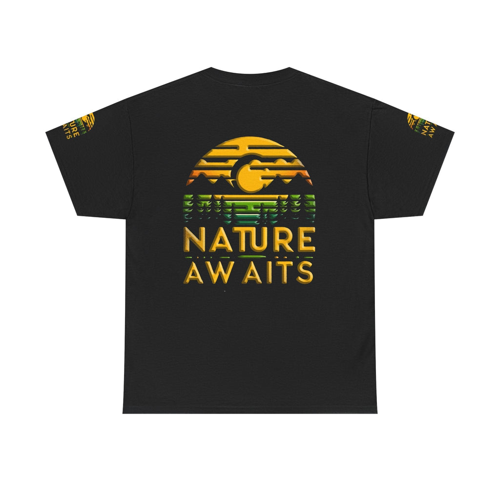 Unisex Heavy Cotton t-shirt nature Awaits t-shirt for Durability