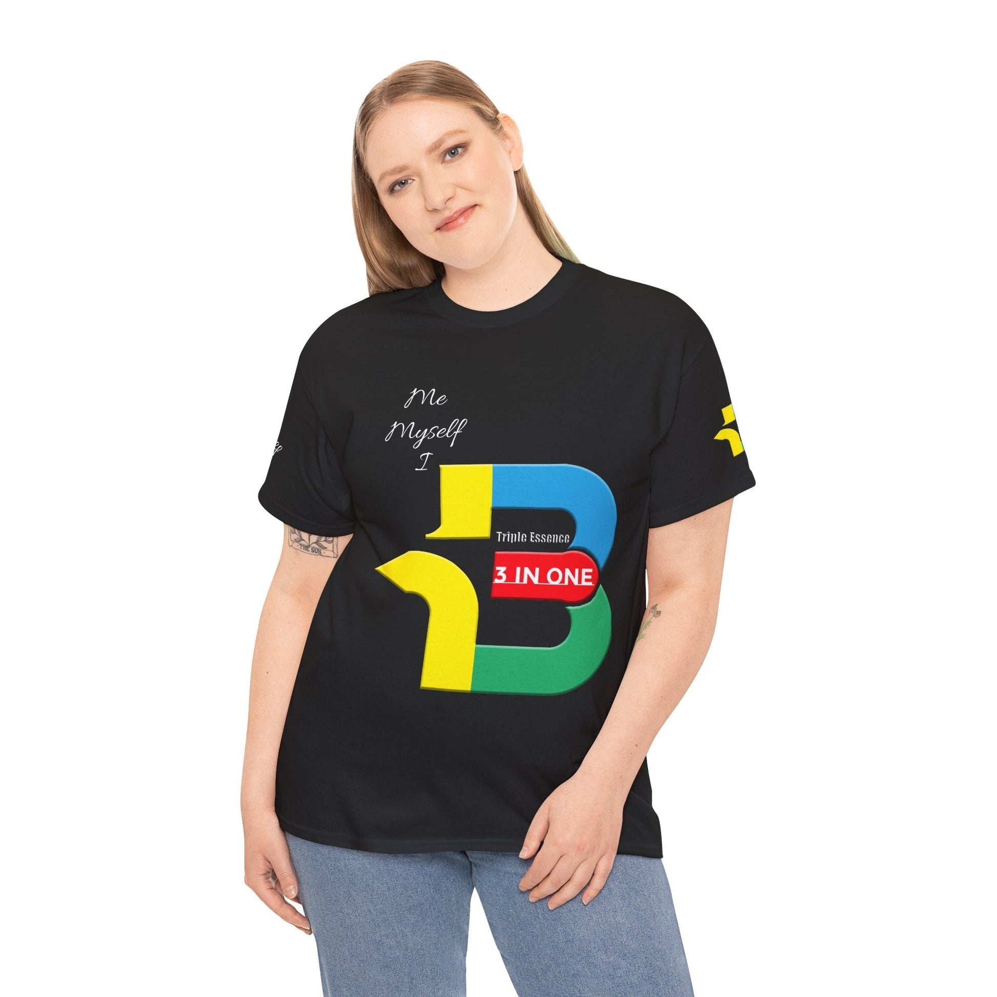 Unisex Heavy Cotton t-shirt 3 in one t-shirt for Comfort & Durability.