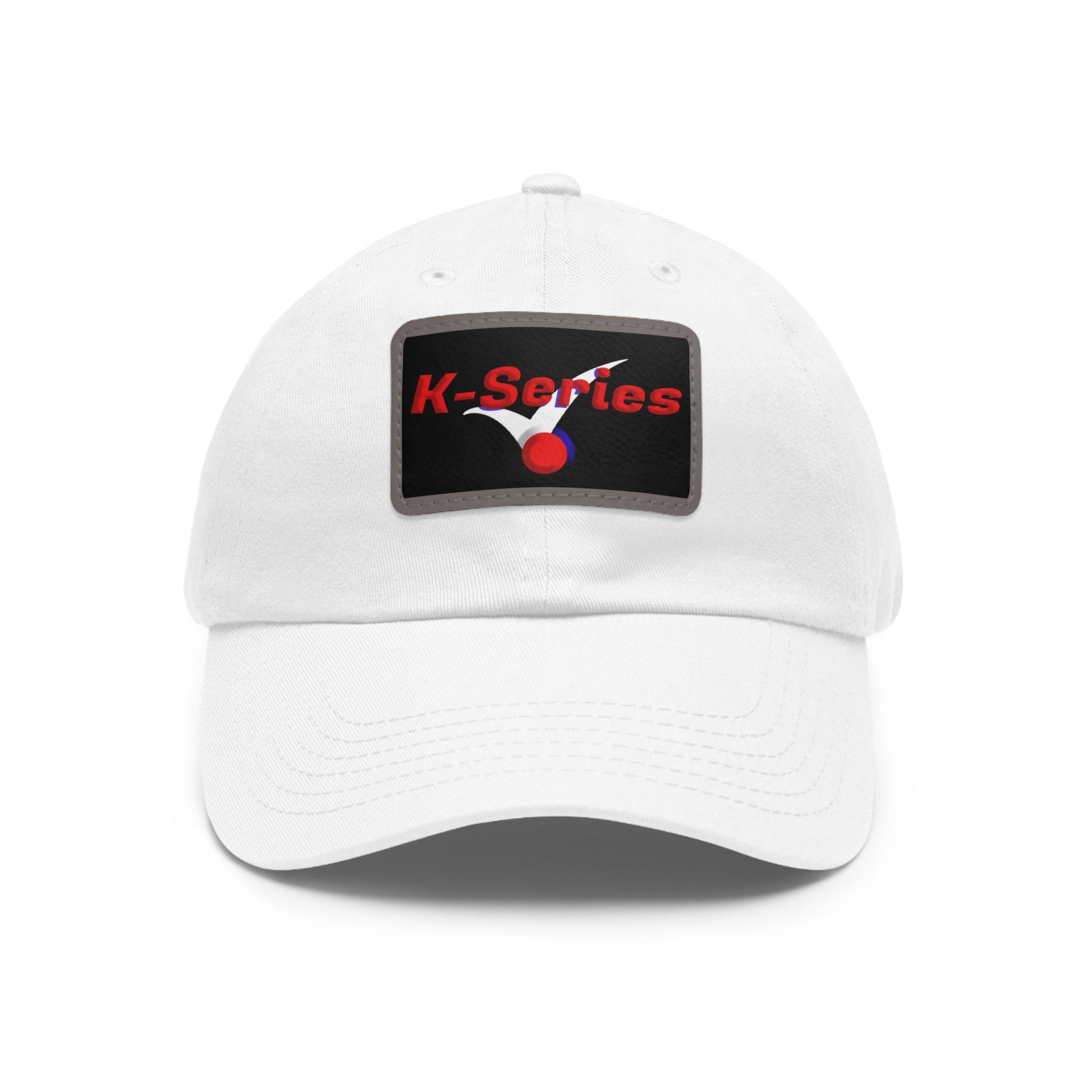 Dad Hat with Leather Patch - (Rectangle) "K- Series" Stylish Headwear