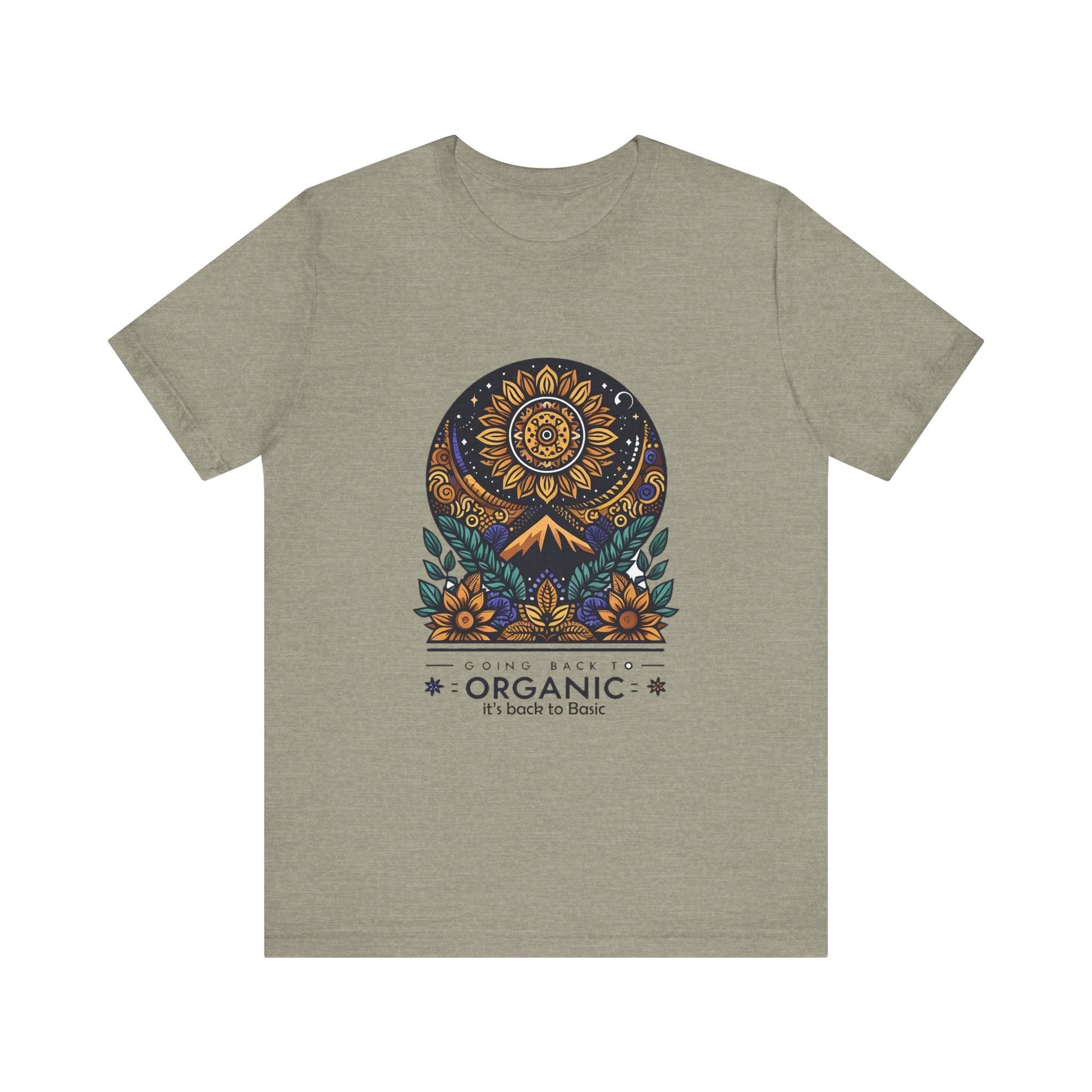 Unisex Jersey Short Sleeve T-shirt - Going Back to Basic Going Organic