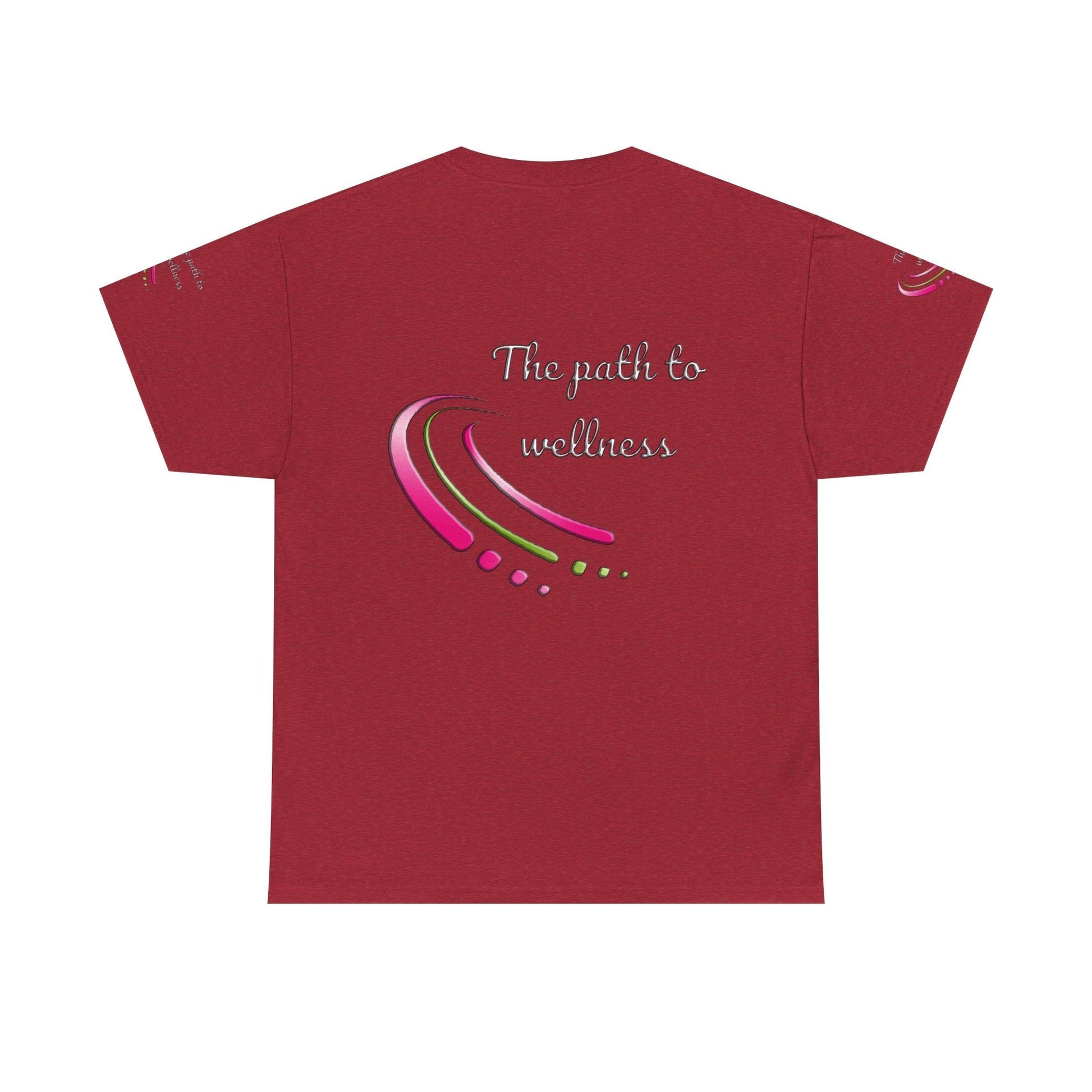 Unisex Welllness Heavy Cotton T-shirt - The Path To Wellness  Everyday