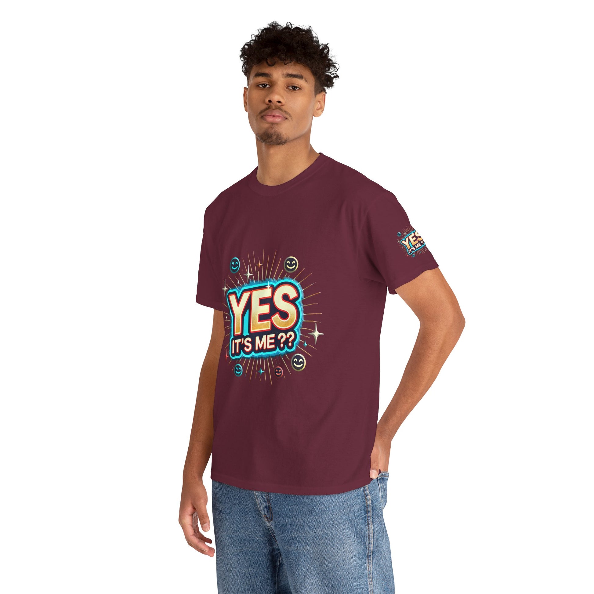 Unisex Heavy Cotton T-shirt Yes It's Me T-Shirt for Comfort