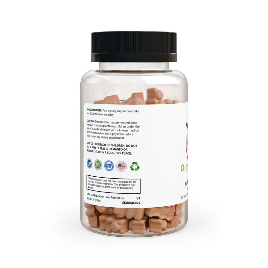 Hair Vitamin Gummies -60 Gum Non-GMO, Biotin-Rich, Lab-Tested Formula